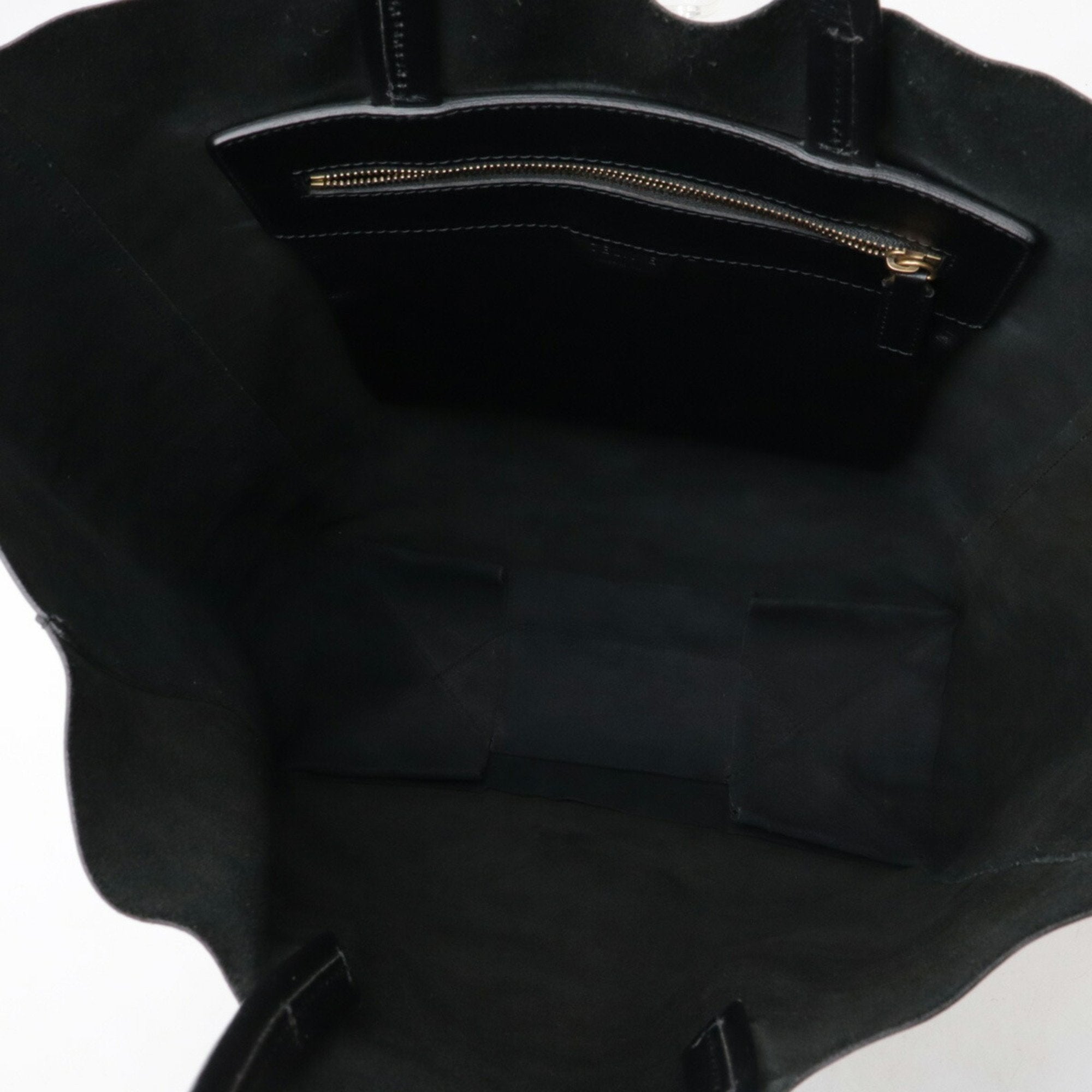 Celine Black Ivory Leather Tote Bag (Pre-Owned)