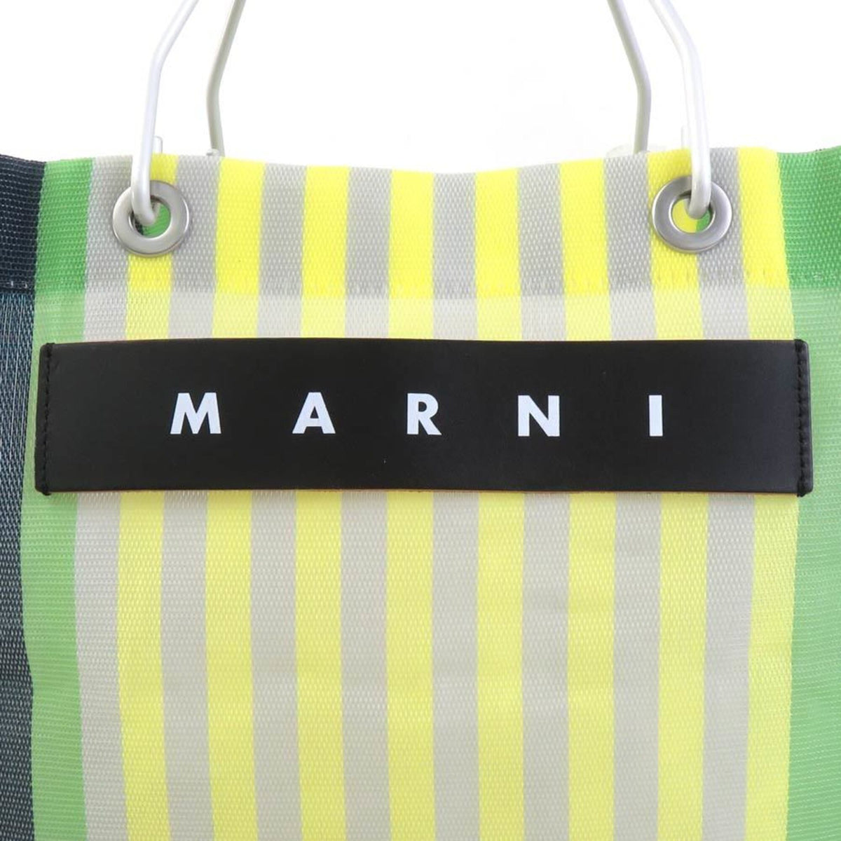Marni Multi-Color Nylon Leather Aluminum Handbag (Pre-Owned)