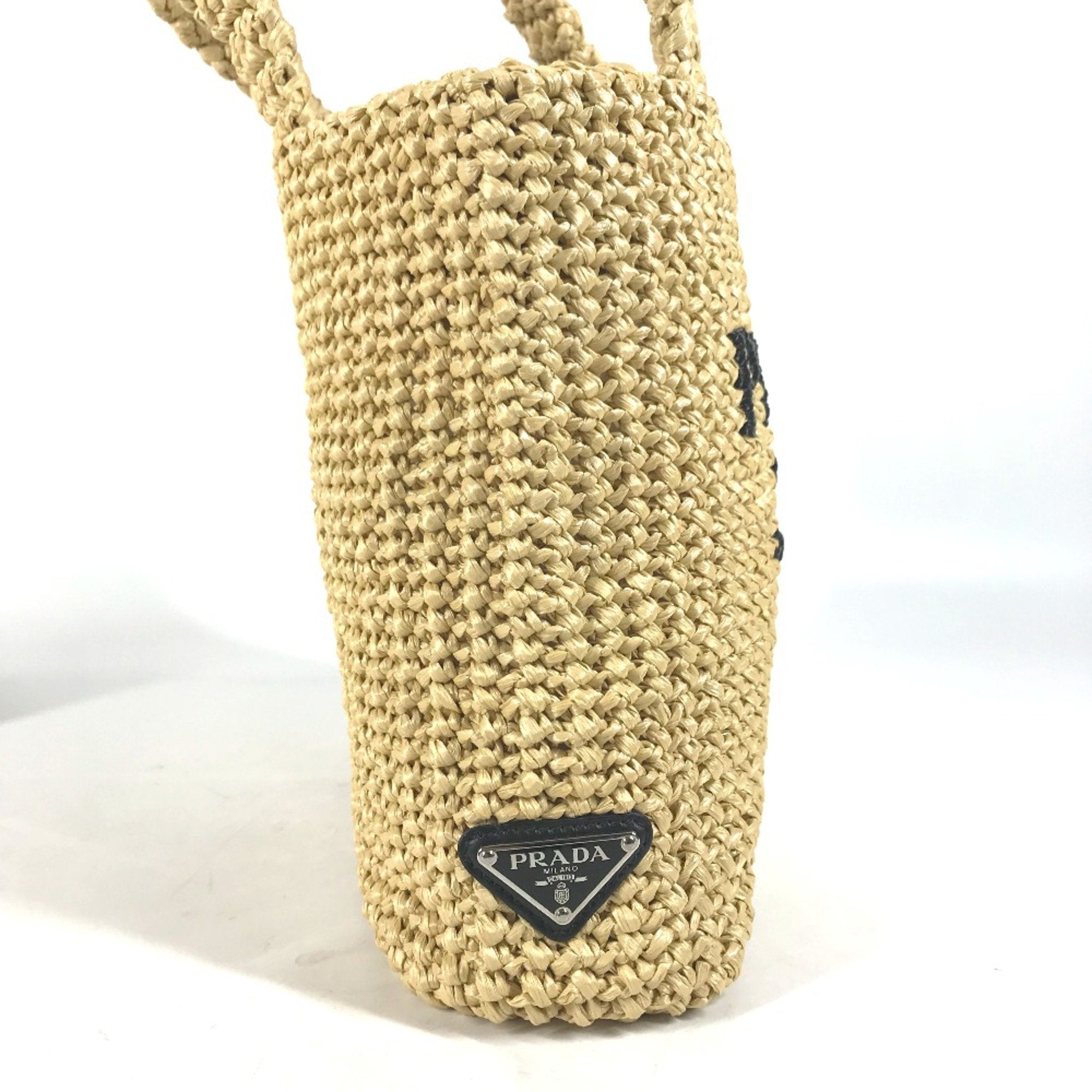 Prada Beige Cloth Handbag (Pre-Owned)