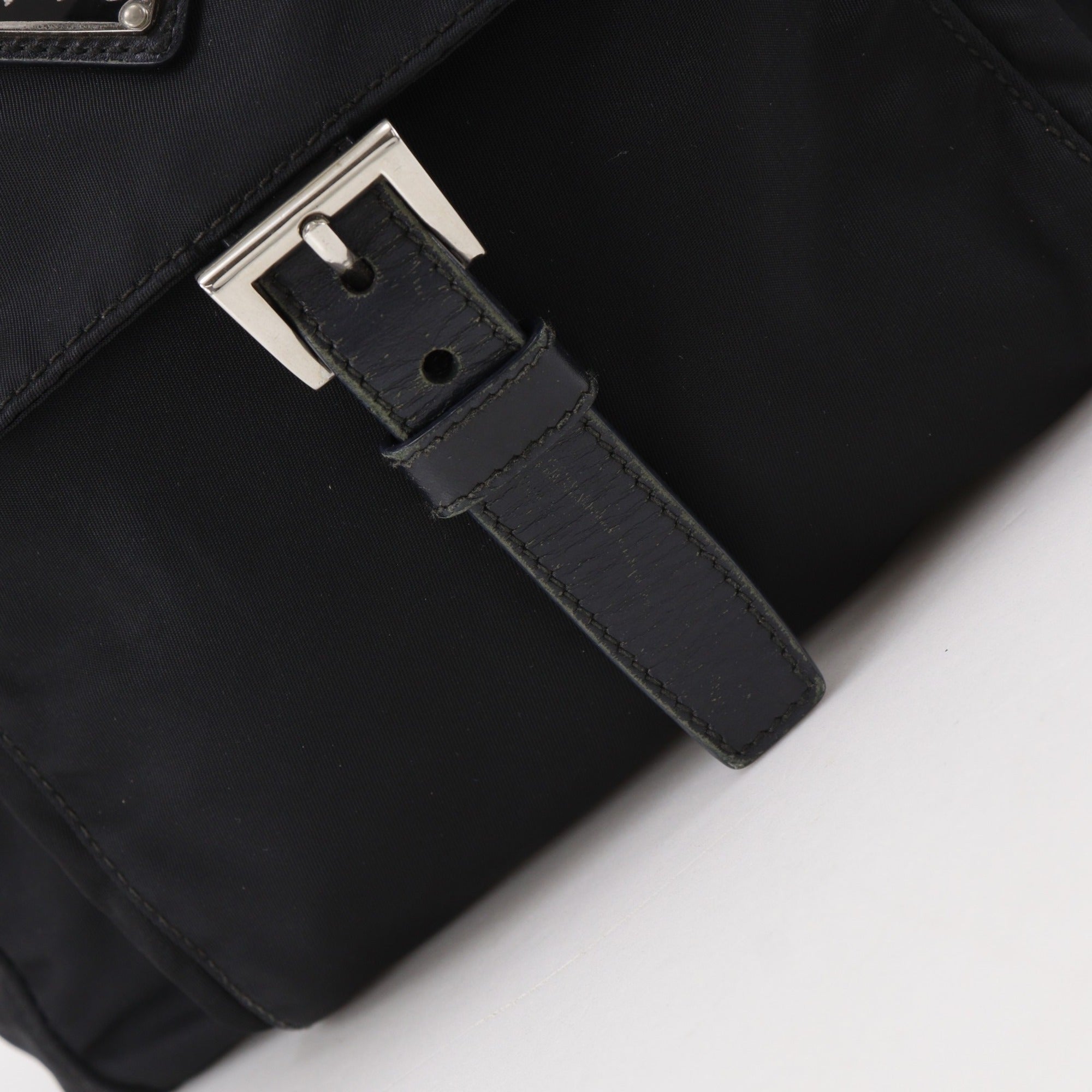 Prada Black Nylon Shoulder Bag (Pre-Owned)