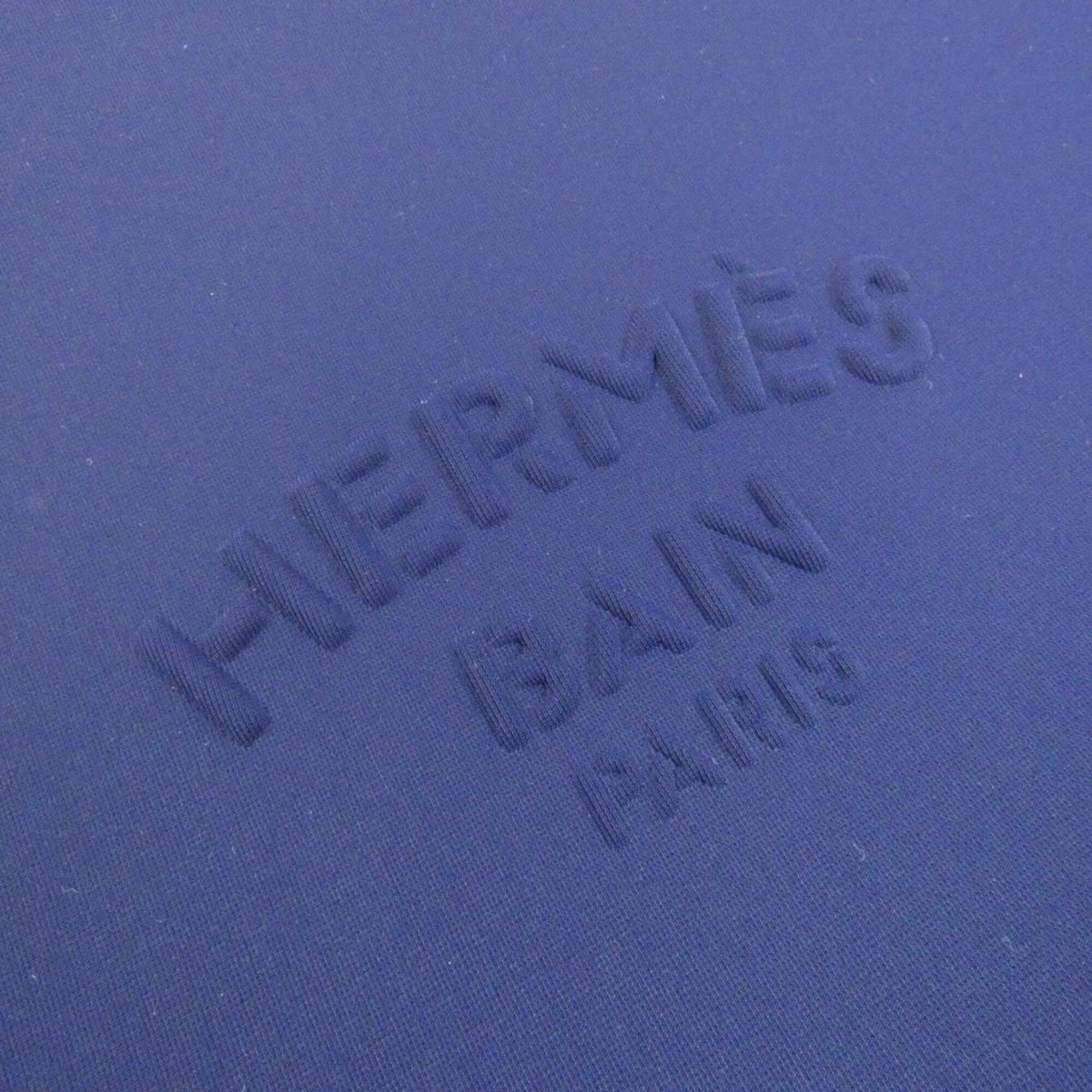 Hermes Black Blue Polyamide Handbag Pouch (Pre-Owned)