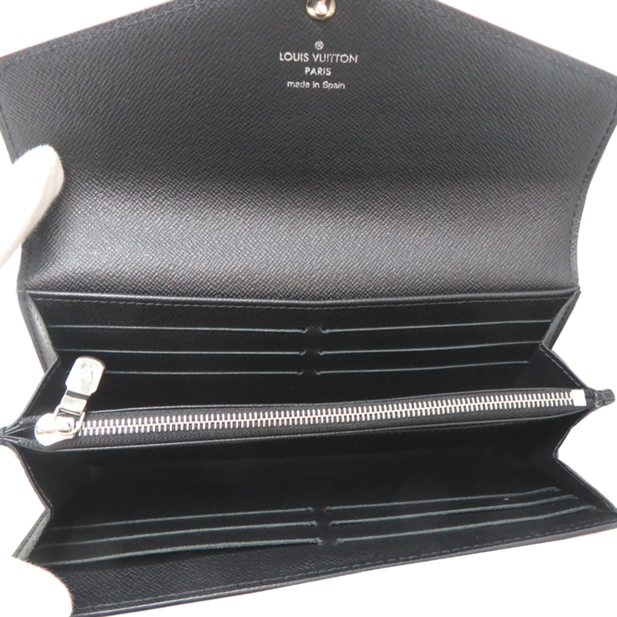Louis Vuitton Black Epi Leather Long Wallet (Bi-Fold) (Pre-Owned)