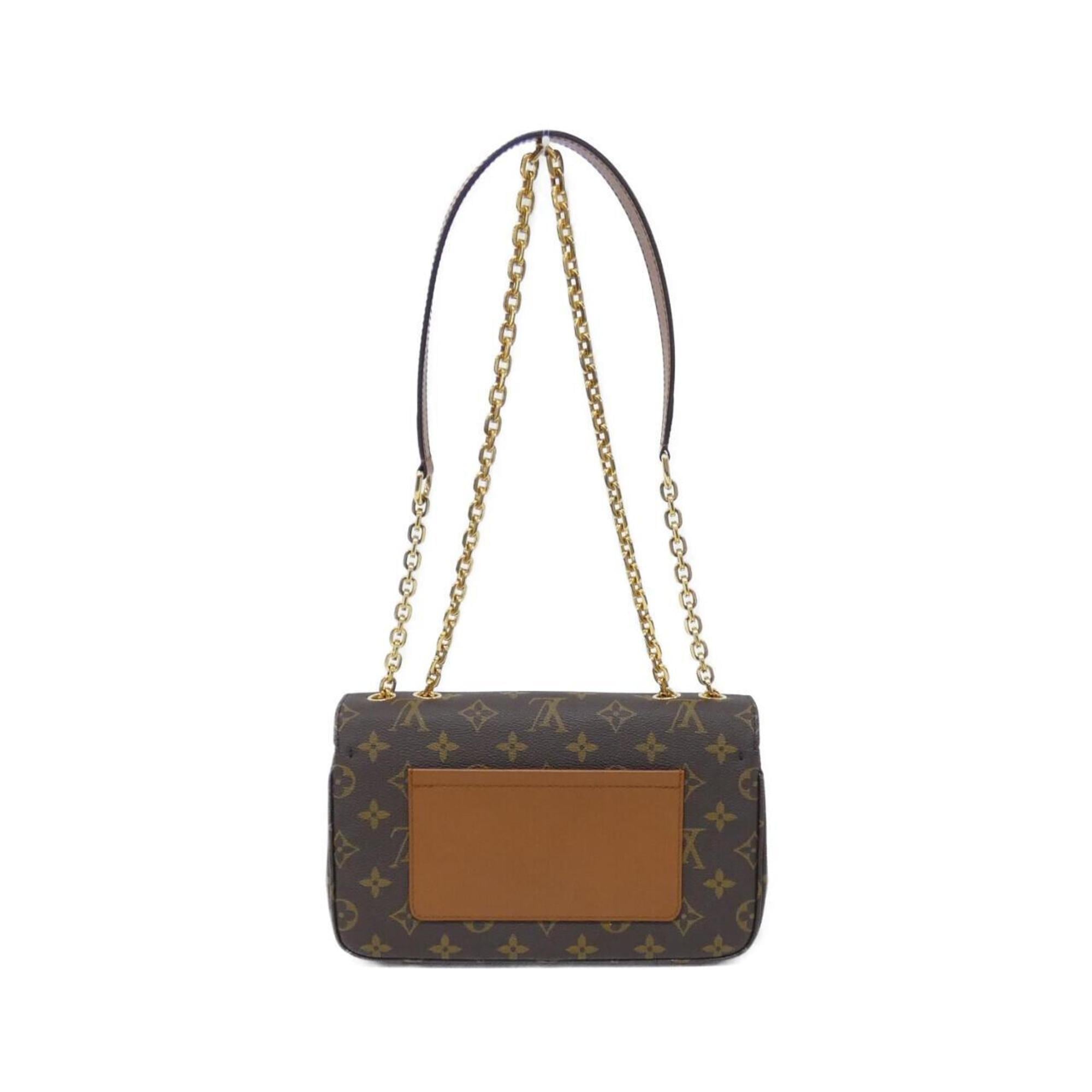 Louis Vuitton Caramel Marron Coated Canvas Shoulder Bag (Pre-Owned)
