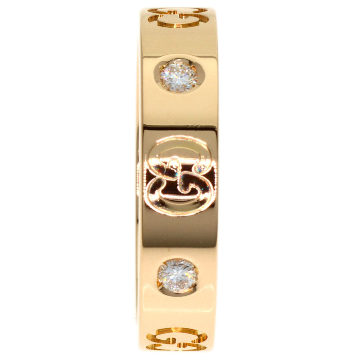 Gucci Pink Gold (18K) Band Ring (Pre-Owned)