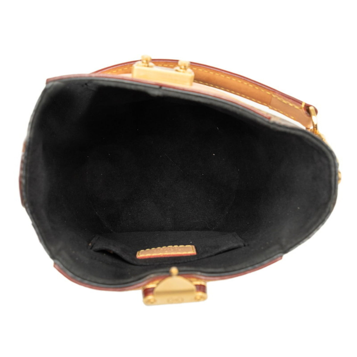 Louis Vuitton Brown Pvc Leather Handbag Shoulder Bag (Pre-Owned)