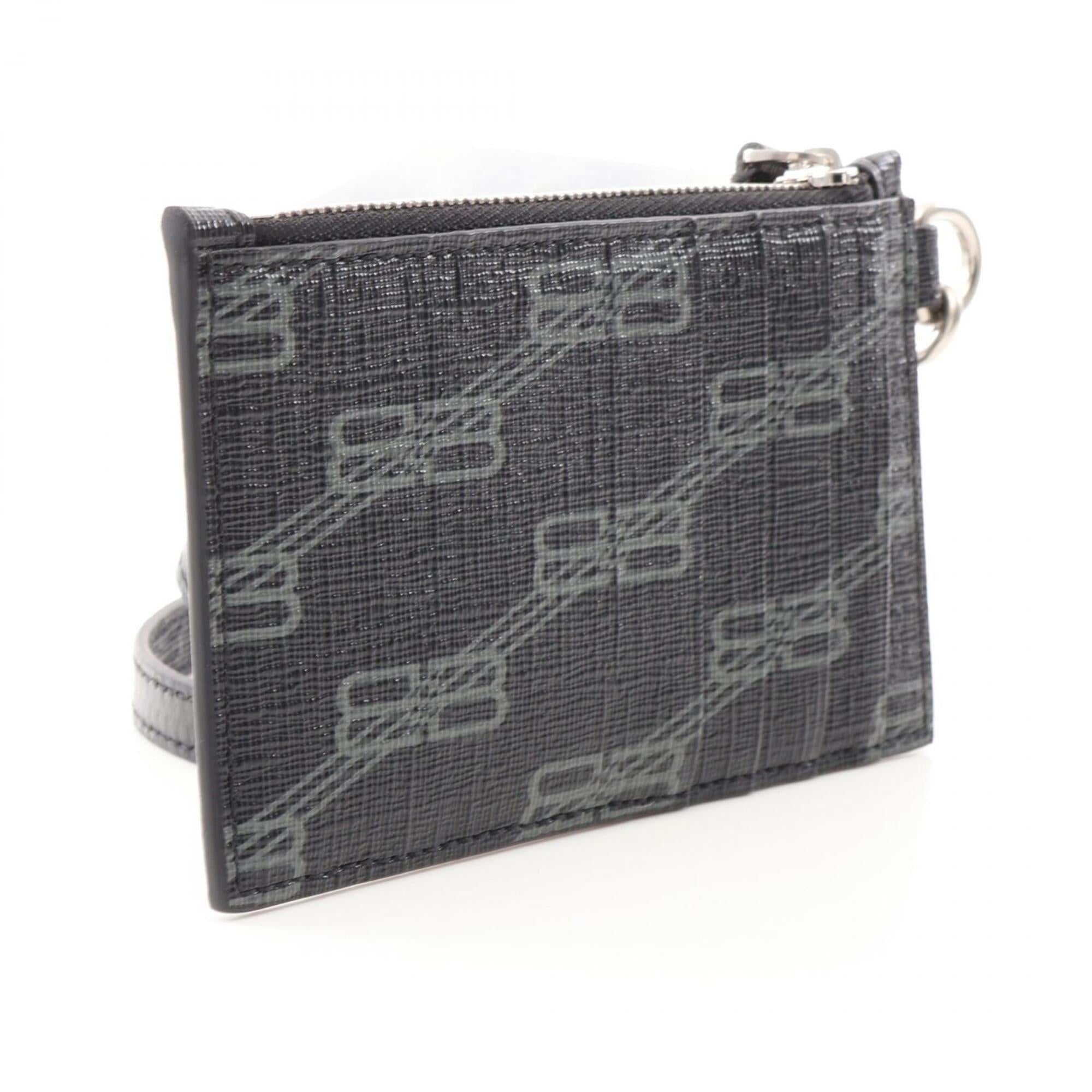 Balenciaga Black Polyethylene Coin Purse/Coin Case (Pre-Owned)