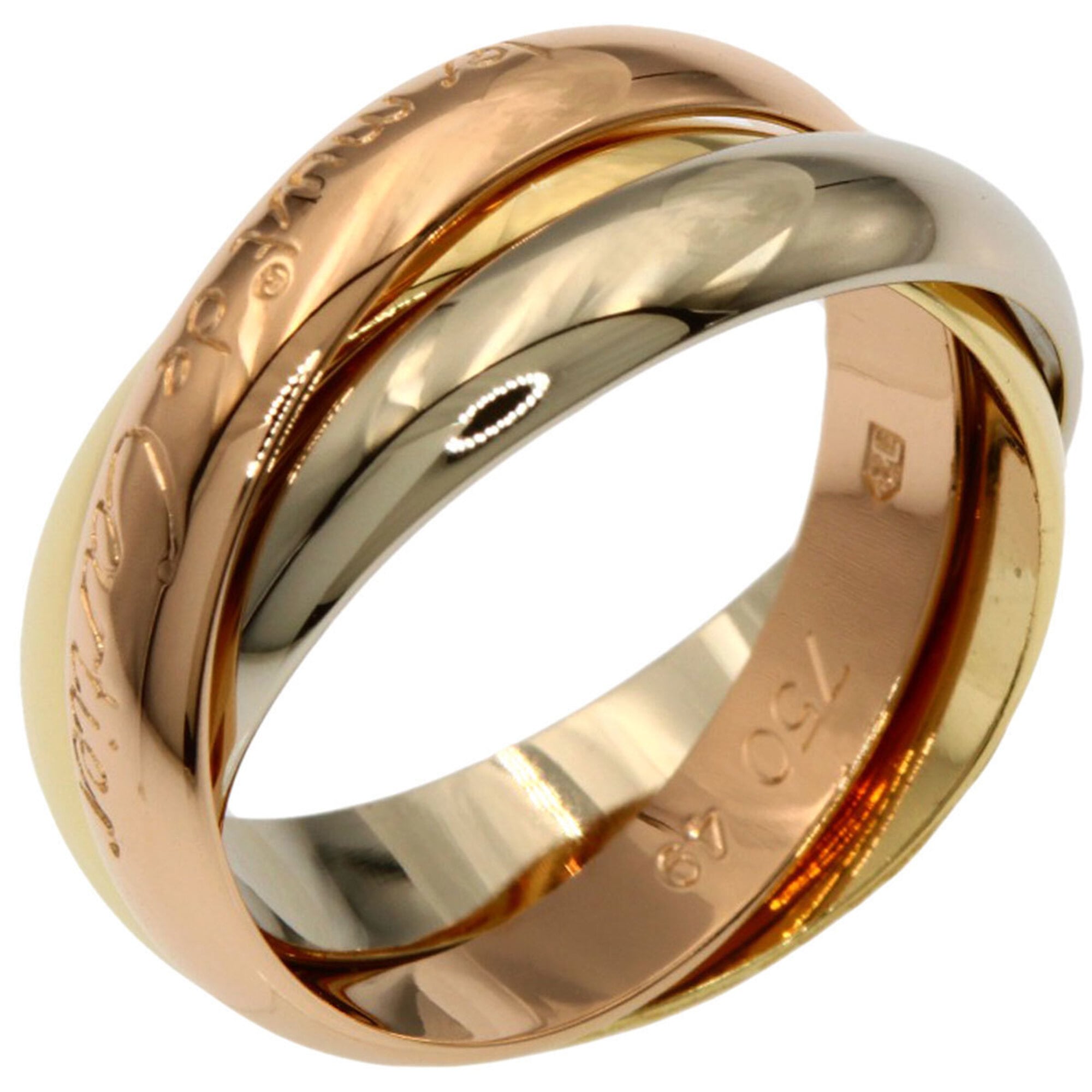 Cartier Yellow Gold (18K) Pink Gold (18K) White Gold (18K) Band Ring (Pre-Owned)