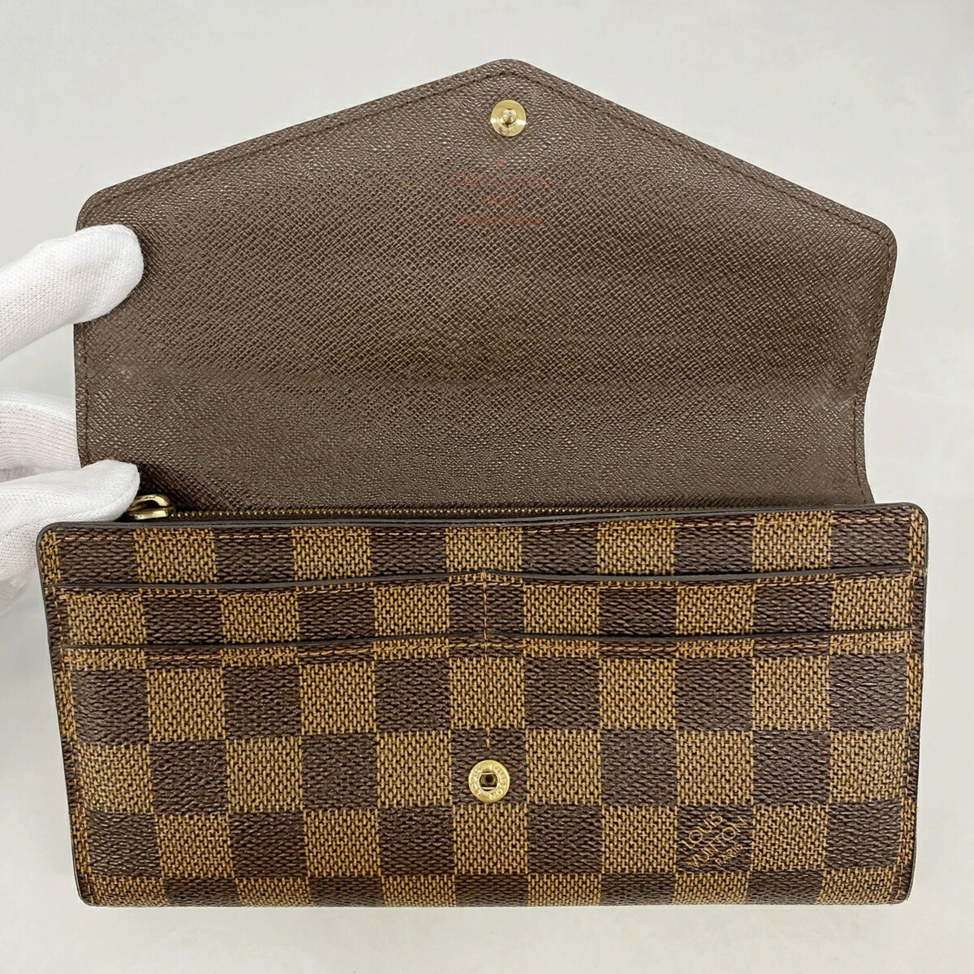 Louis Vuitton Ebene Long Wallet (Bi-Fold) (Pre-Owned)