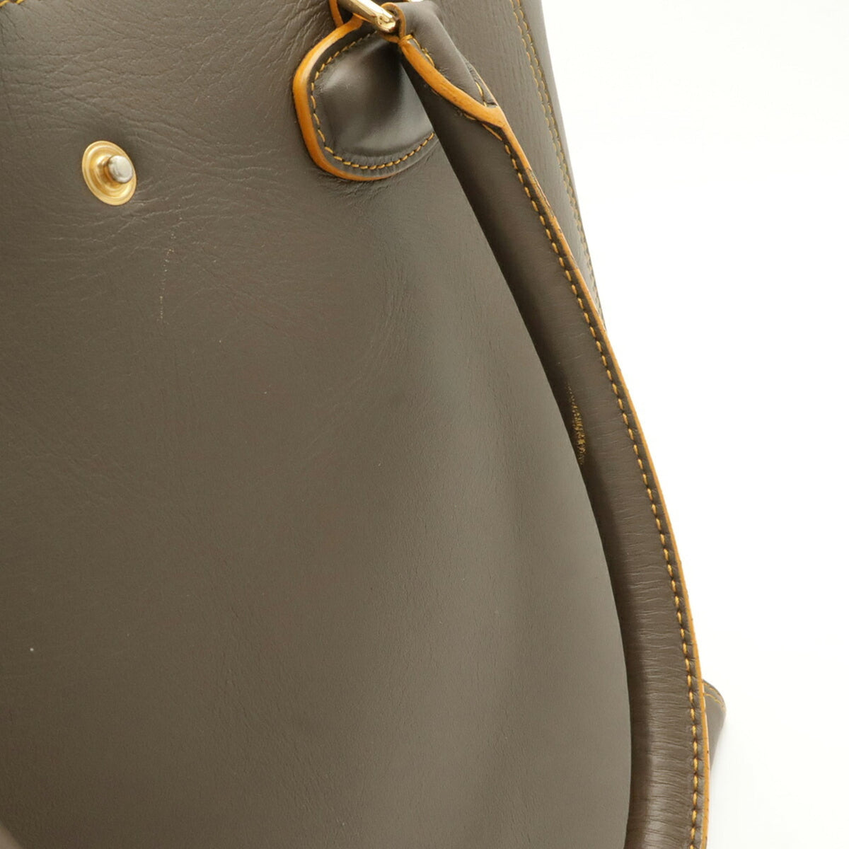Loewe Brown Leather Shoulder Bag Tote Bag (Pre-Owned)