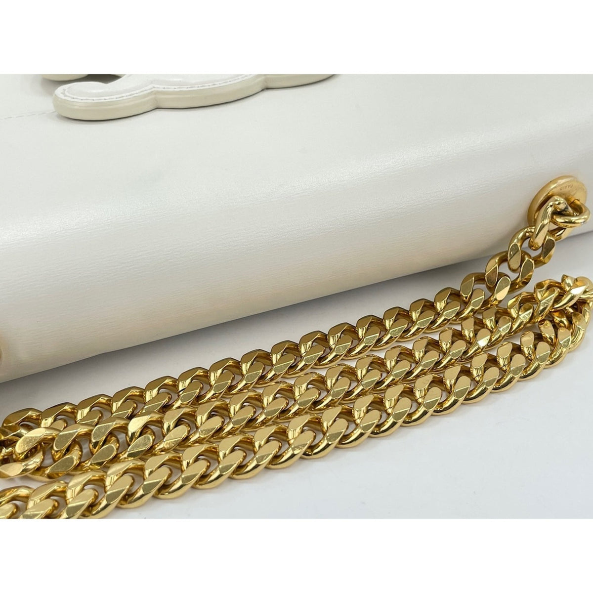 Celine White Shoulder Bag (Pre-Owned)