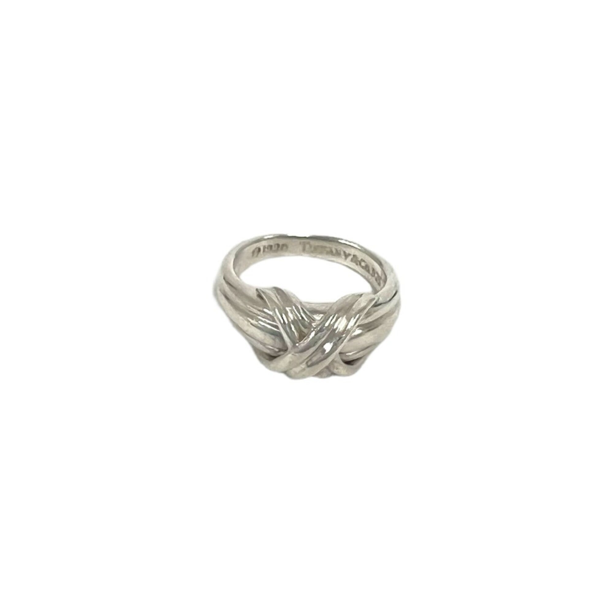 Tiffany Silver Silver 925 Band Ring (Pre-Owned)