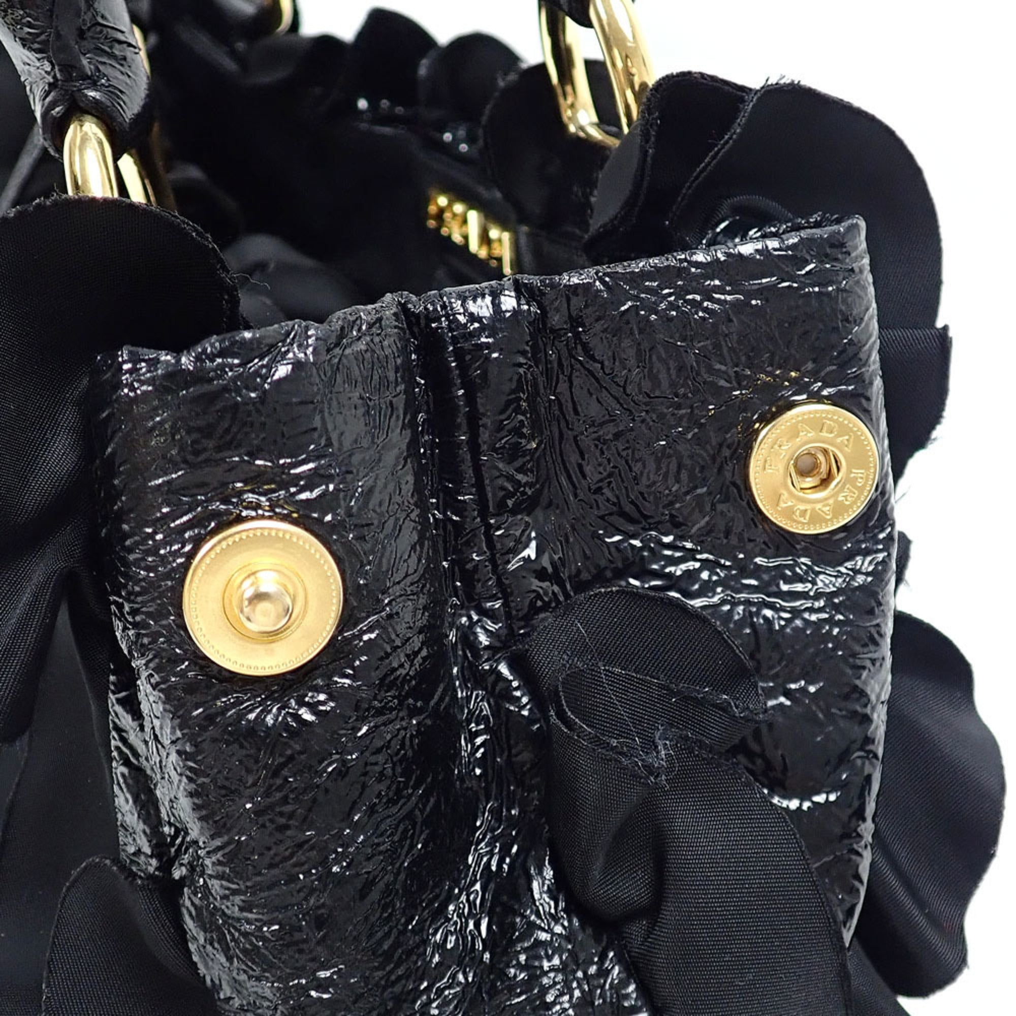 Prada Black Nylon Handbag (Pre-Owned)