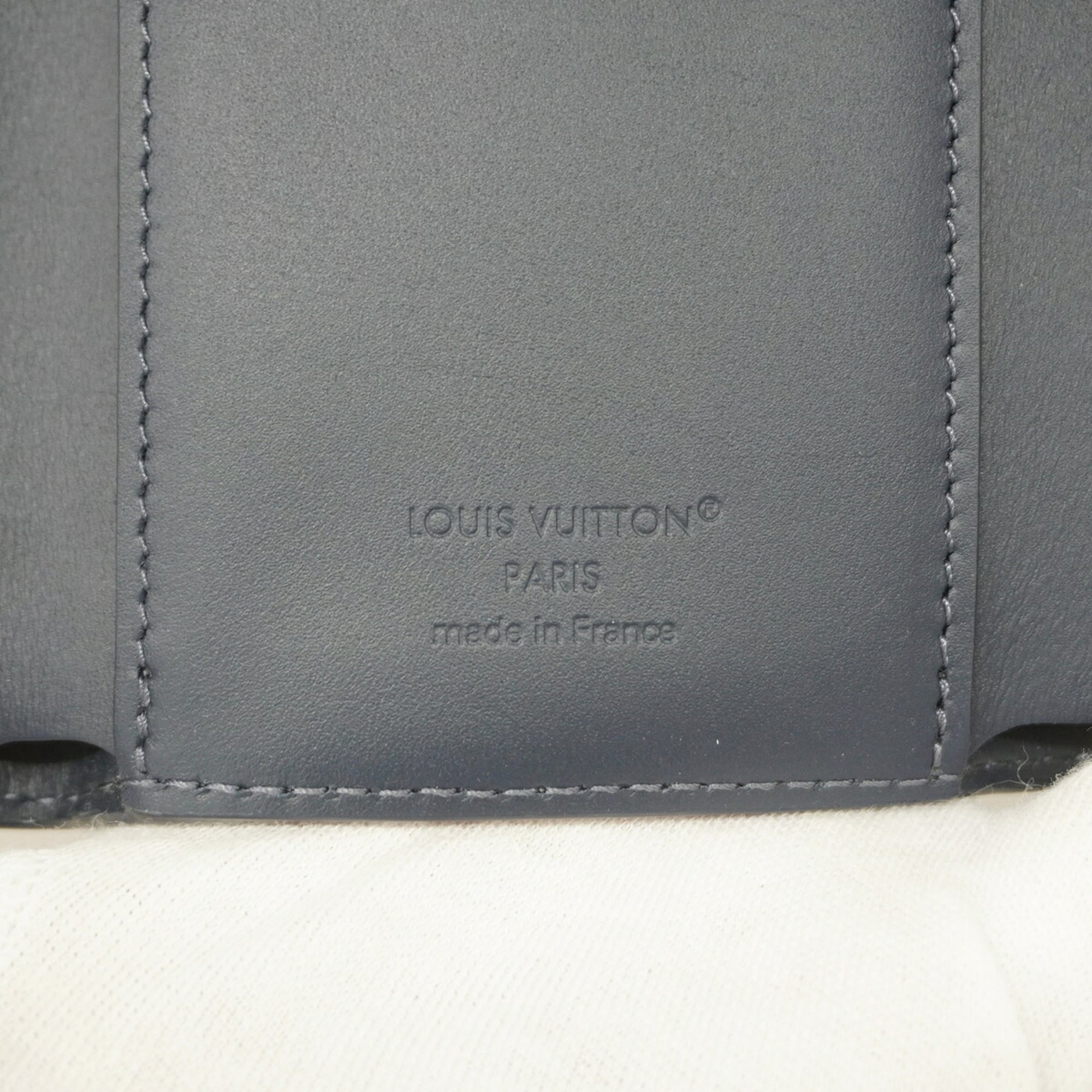 Louis Vuitton Navy Wallet (Tri-Fold) (Pre-Owned)