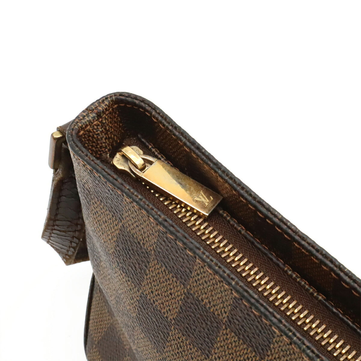 Louis Vuitton Brown Damier Canvas Pvc Pochette Shoulder Bag (Pre-Owned)