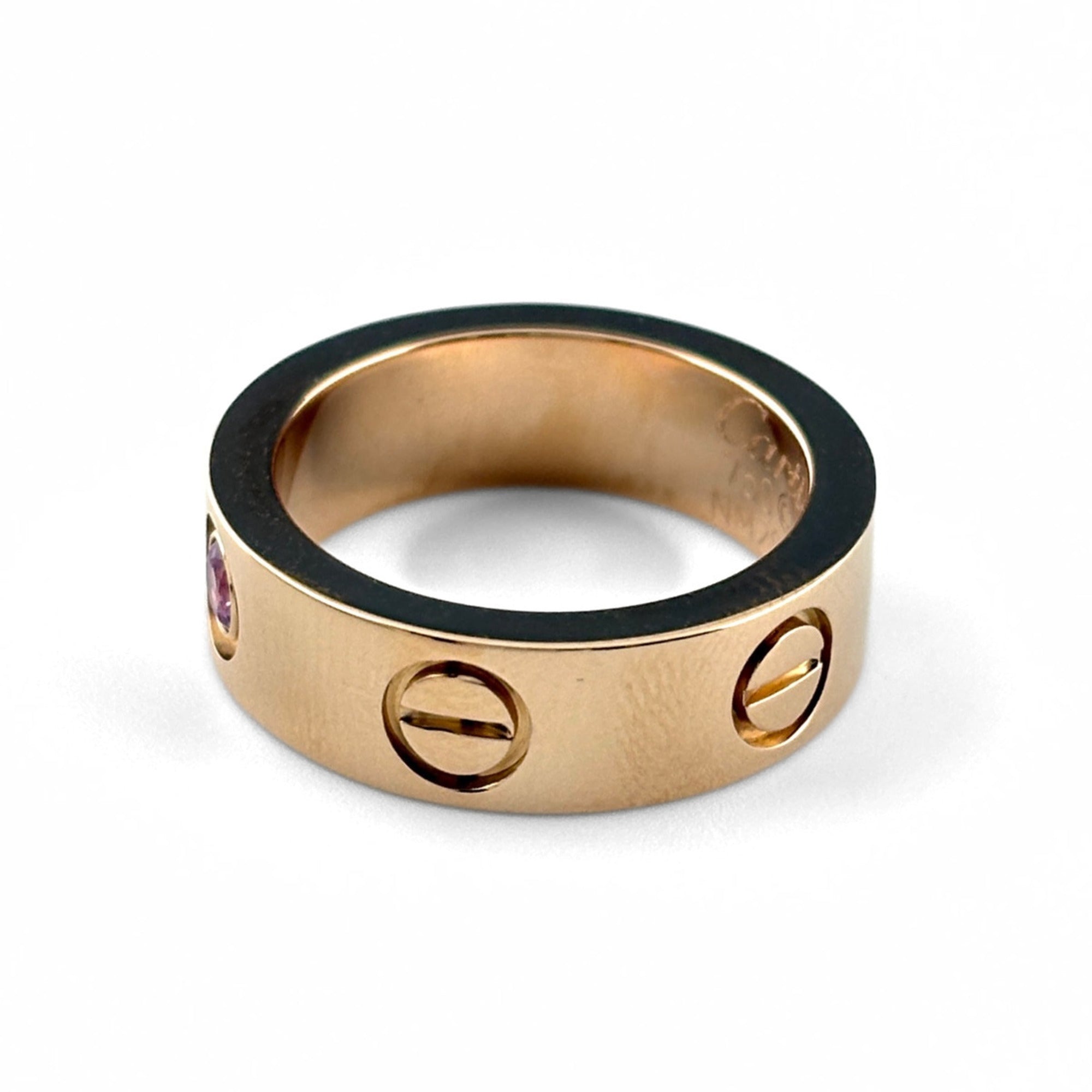 Cartier Pink Gold (18K) Band Ring (Pre-Owned)