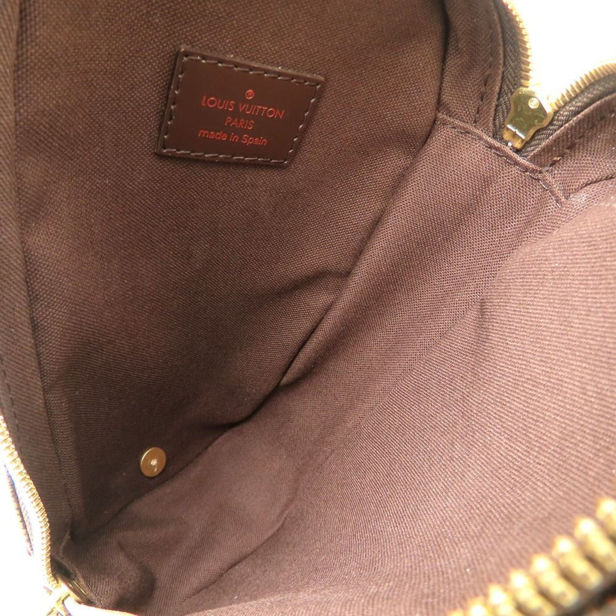 Louis Vuitton Damier Ebene Damier Canvas Pochette Sling Bag (Pre-Owned)