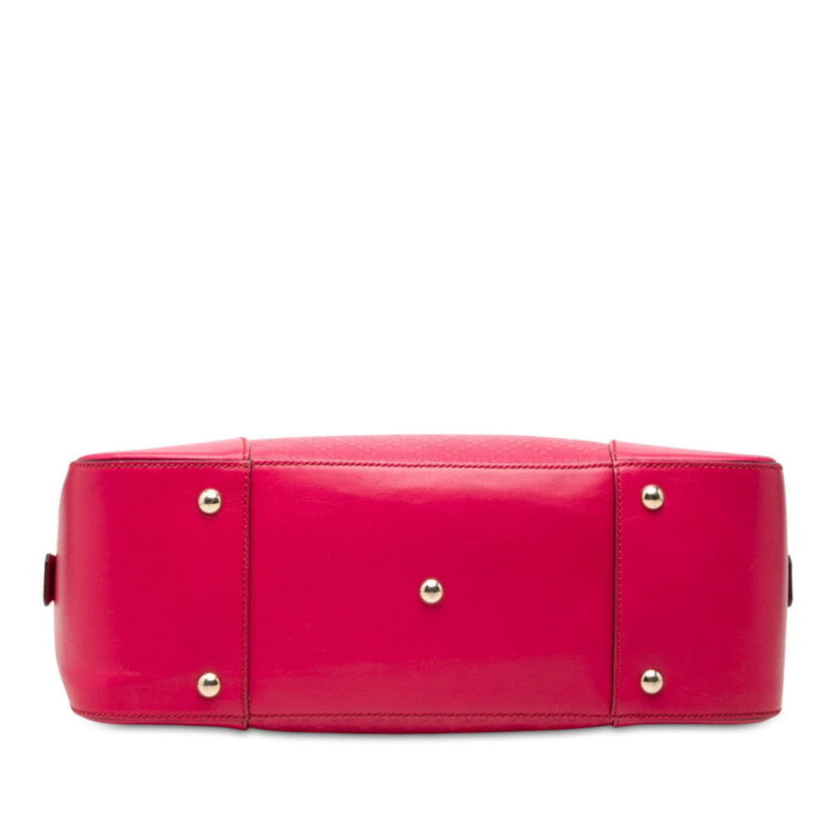 Gucci Pink Leather Handbag Shoulder Bag (Pre-Owned)