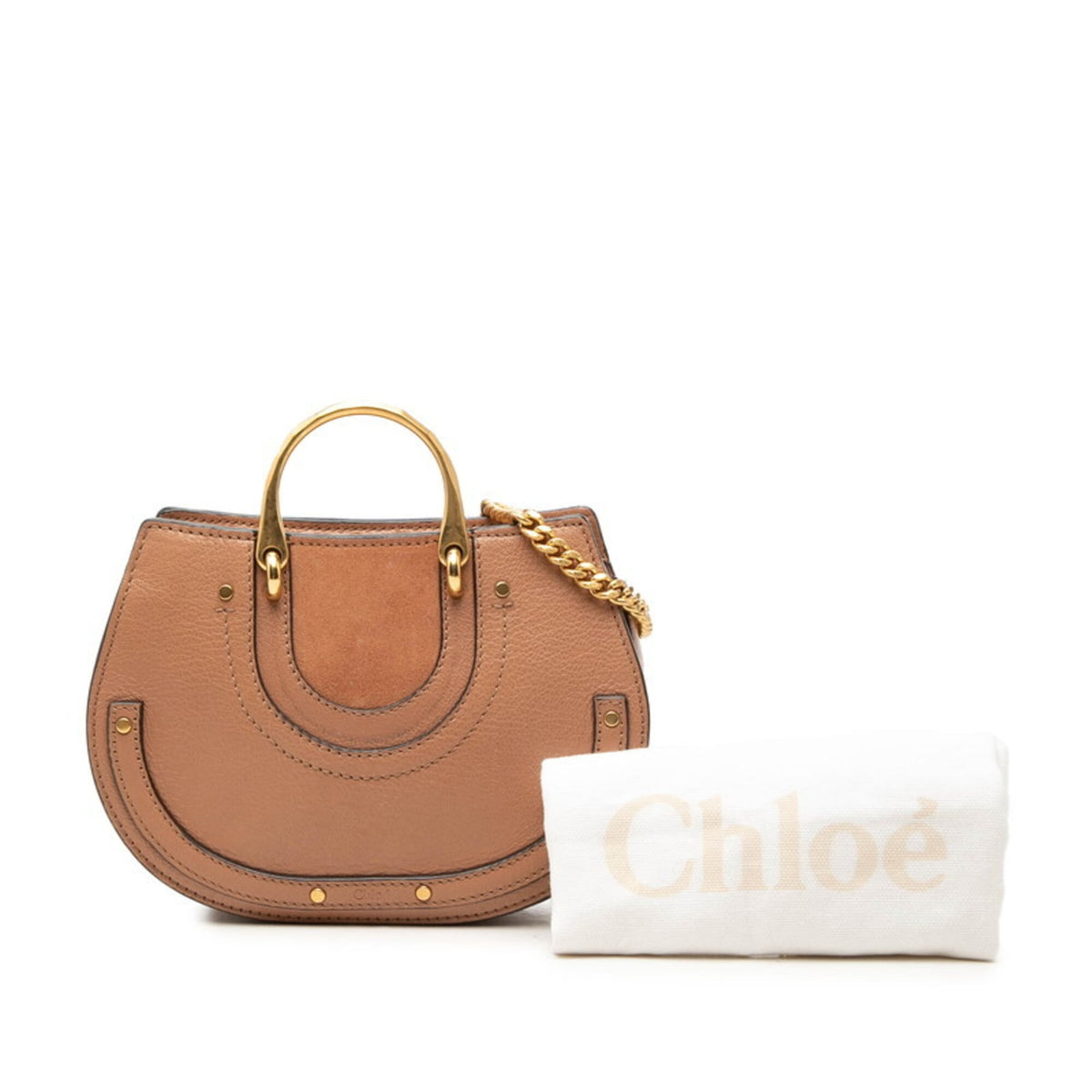 Chloé Brown Suede Leather Shoulder Bag (Pre-Owned)