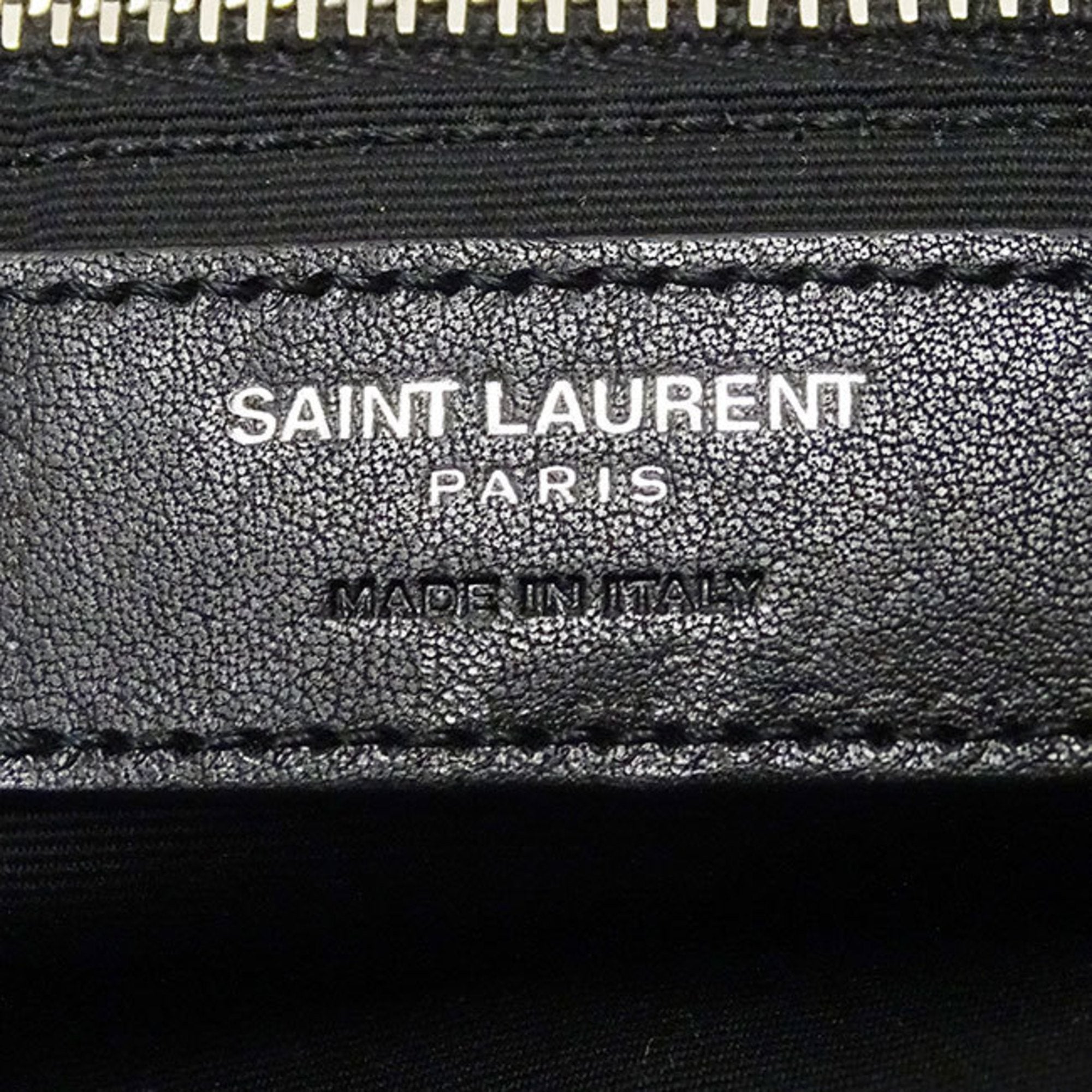 Saint Laurent Black Straw Tote Bag (Pre-Owned)