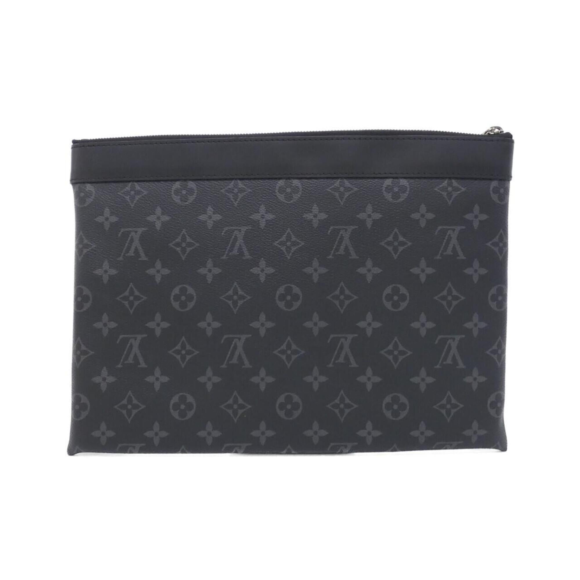 Louis Vuitton Black Coated Canvas Handbag Pochette (Pre-Owned)