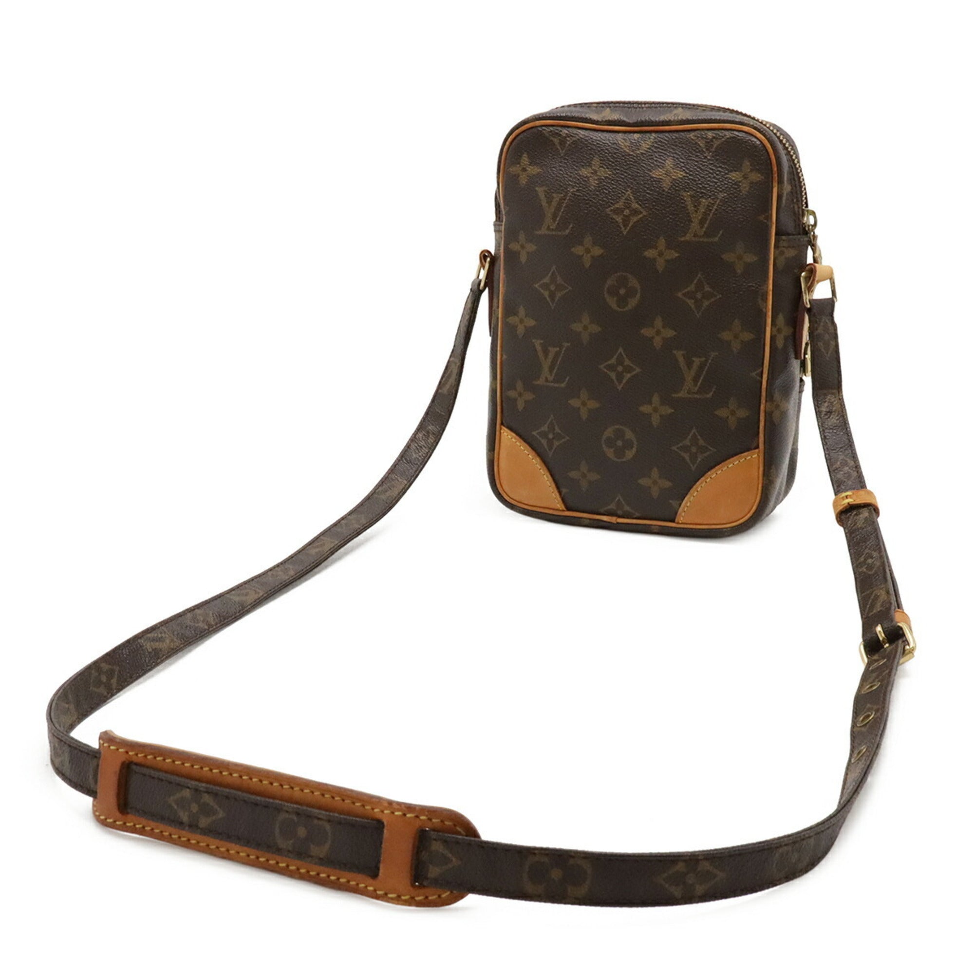 Louis Vuitton Brown Monogram Canvas Pochette Shoulder Bag (Pre-Owned)