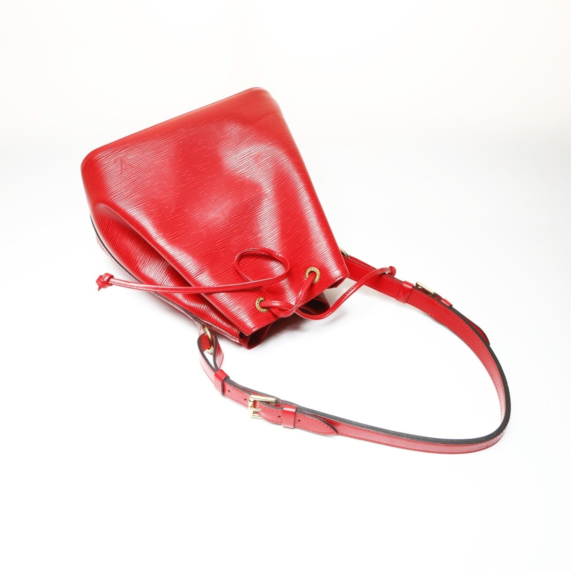 Louis Vuitton Red Color Epi Leather Shoulder Bag (Pre-Owned)