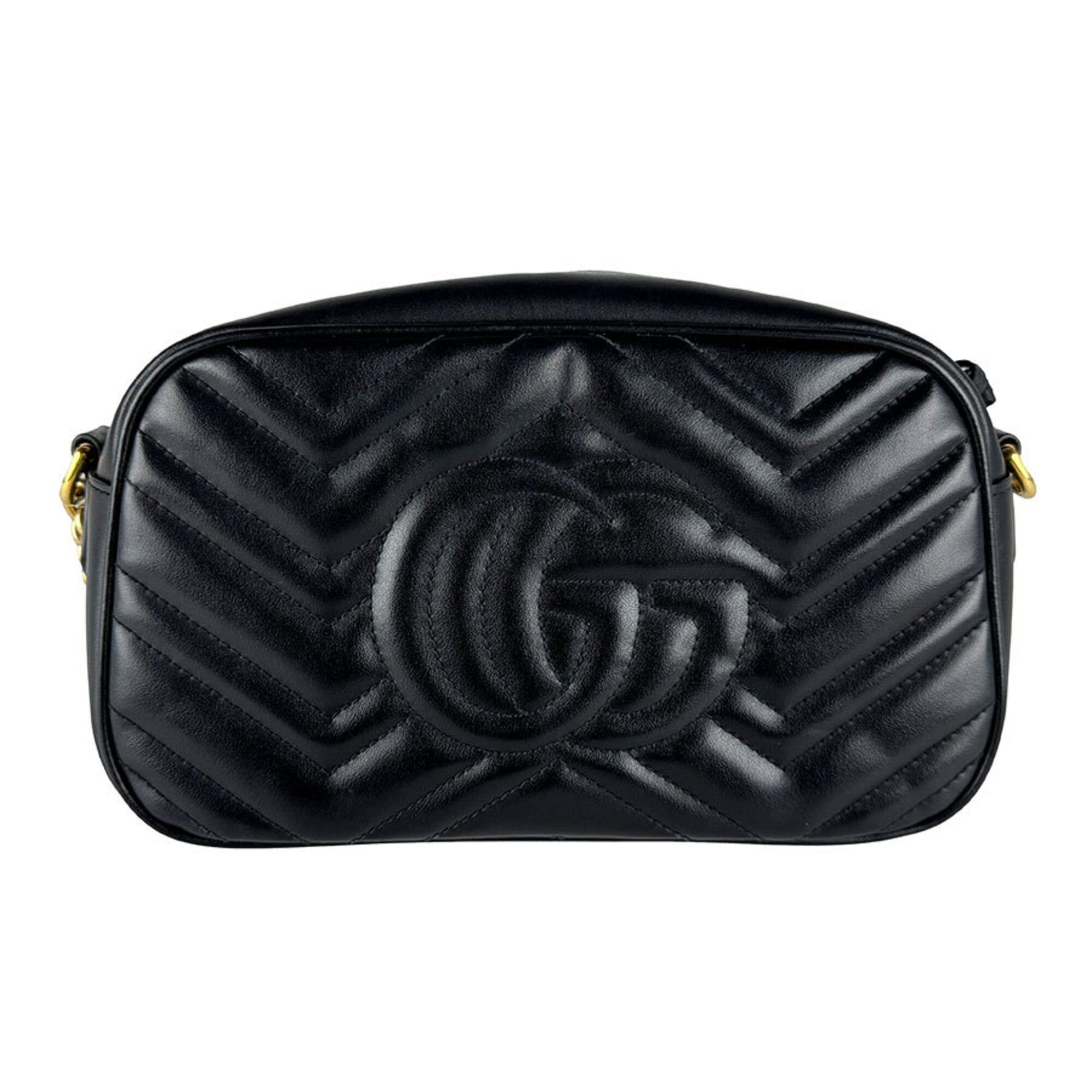 Gucci Black Leather Shoulder Bag (Pre-Owned)
