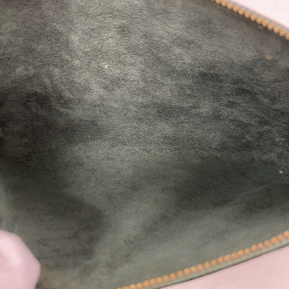 Louis Vuitton Borneo Green Pouch (Pre-Owned)