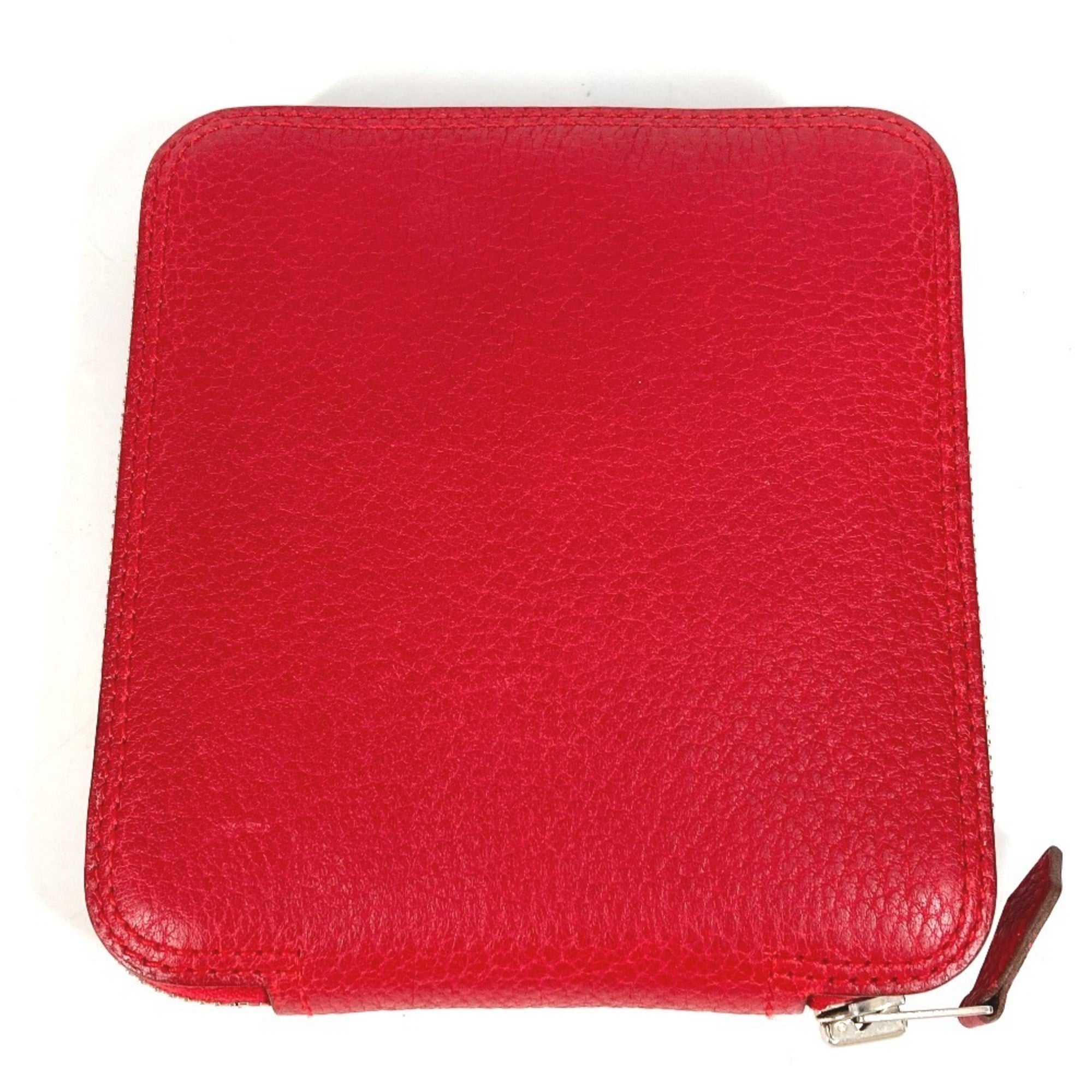 Hermes Red Color Leather Eco-Bag Handbag Shoulder Bag Tote Bag (Pre-Owned)