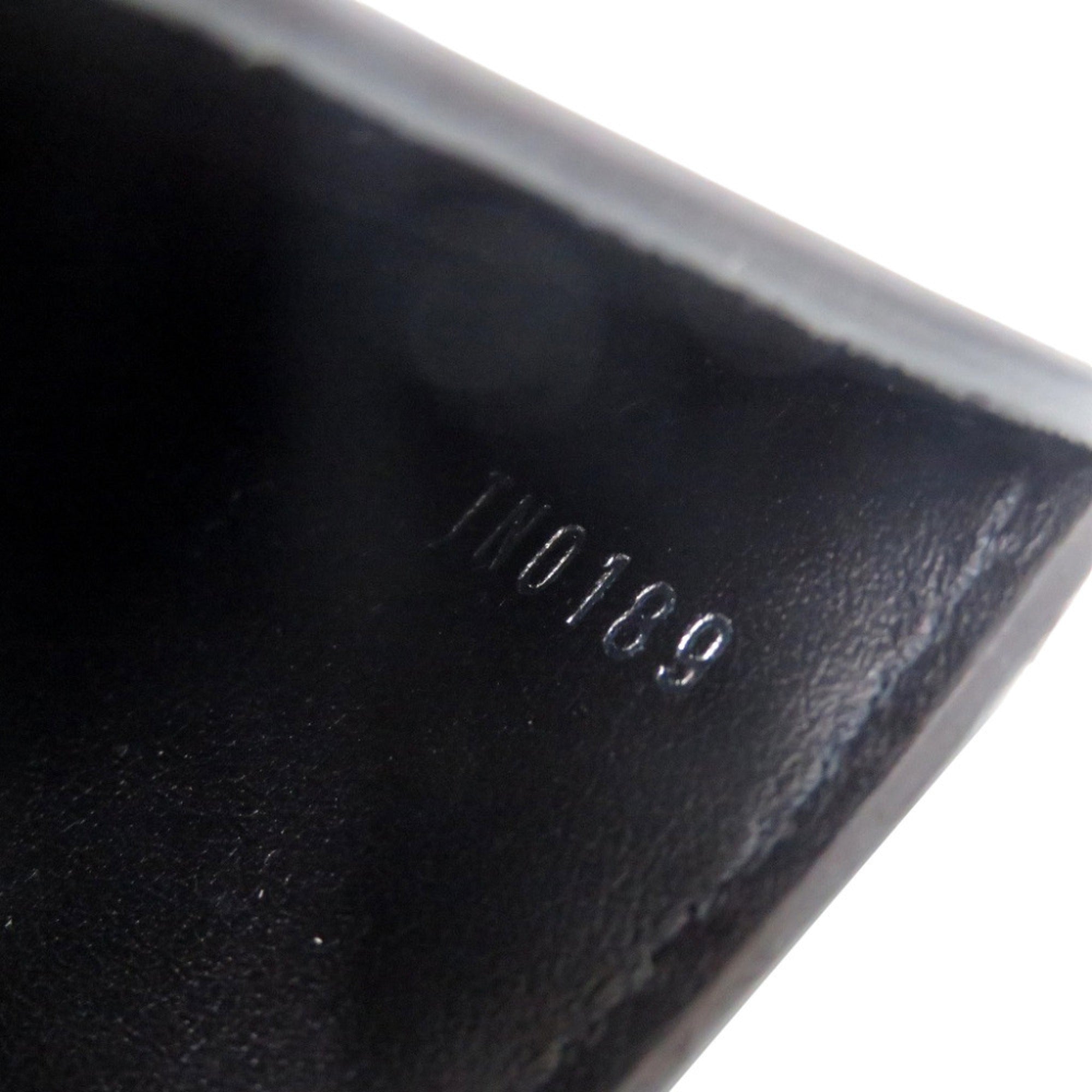 Louis Vuitton Black Noir Mahina Leather Wallet (Tri-Fold) (Pre-Owned)