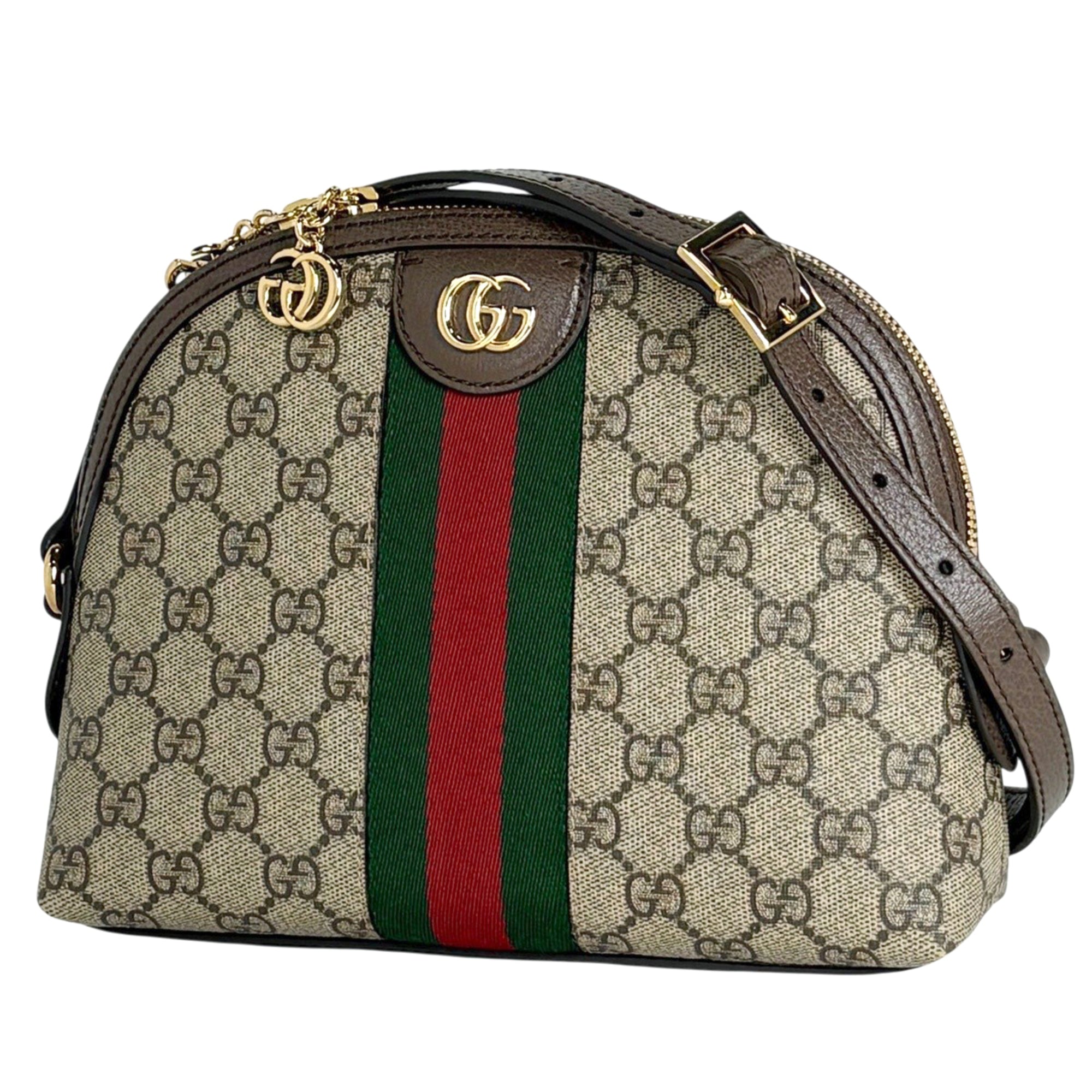 Gucci Brown Gg Supreme Shoulder Bag (Pre-Owned)