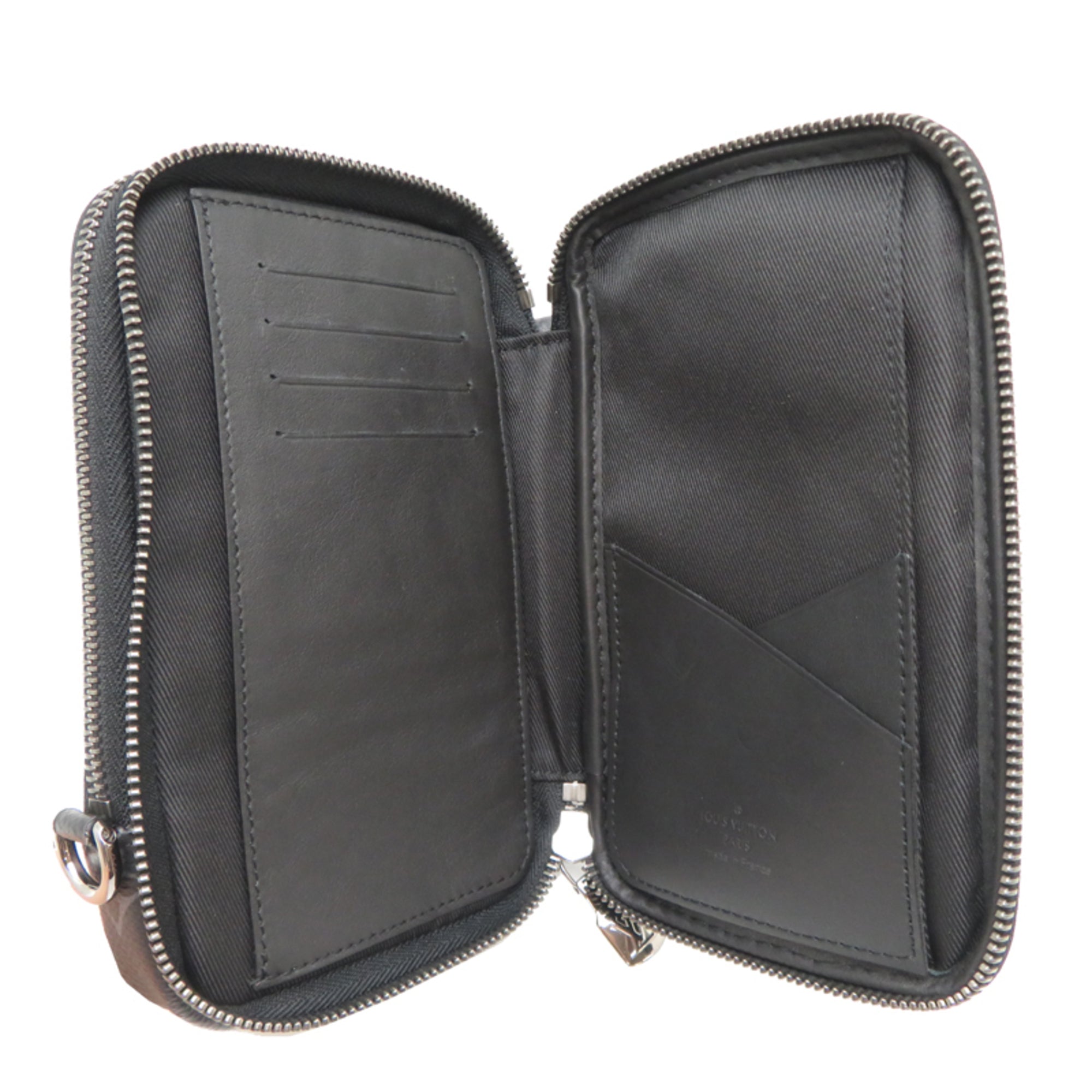 Louis Vuitton Black Gray Monogram Eclipse Shoulder Bag (Pre-Owned)