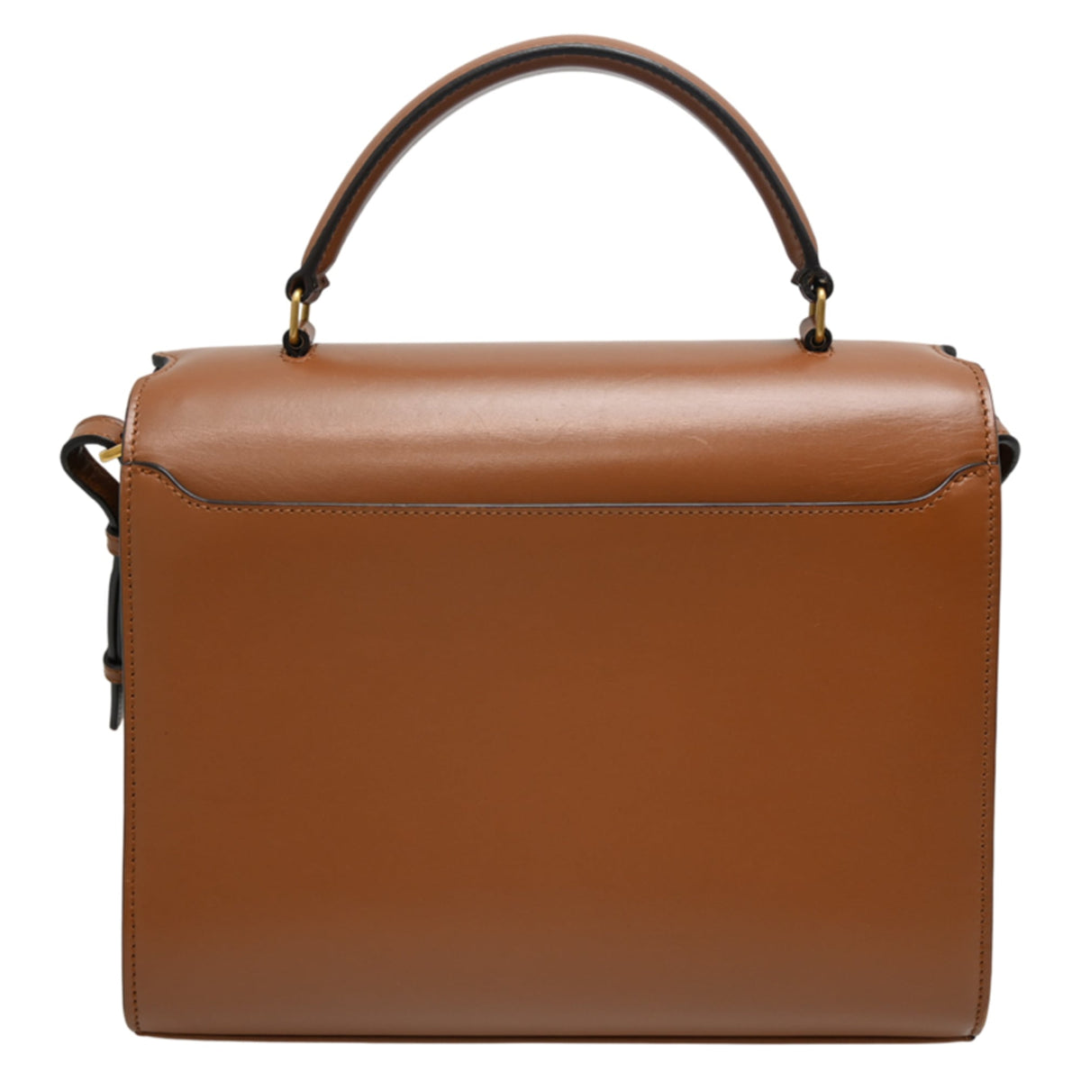 Unspecified Brown Leather Suede Handbag (Pre-Owned)