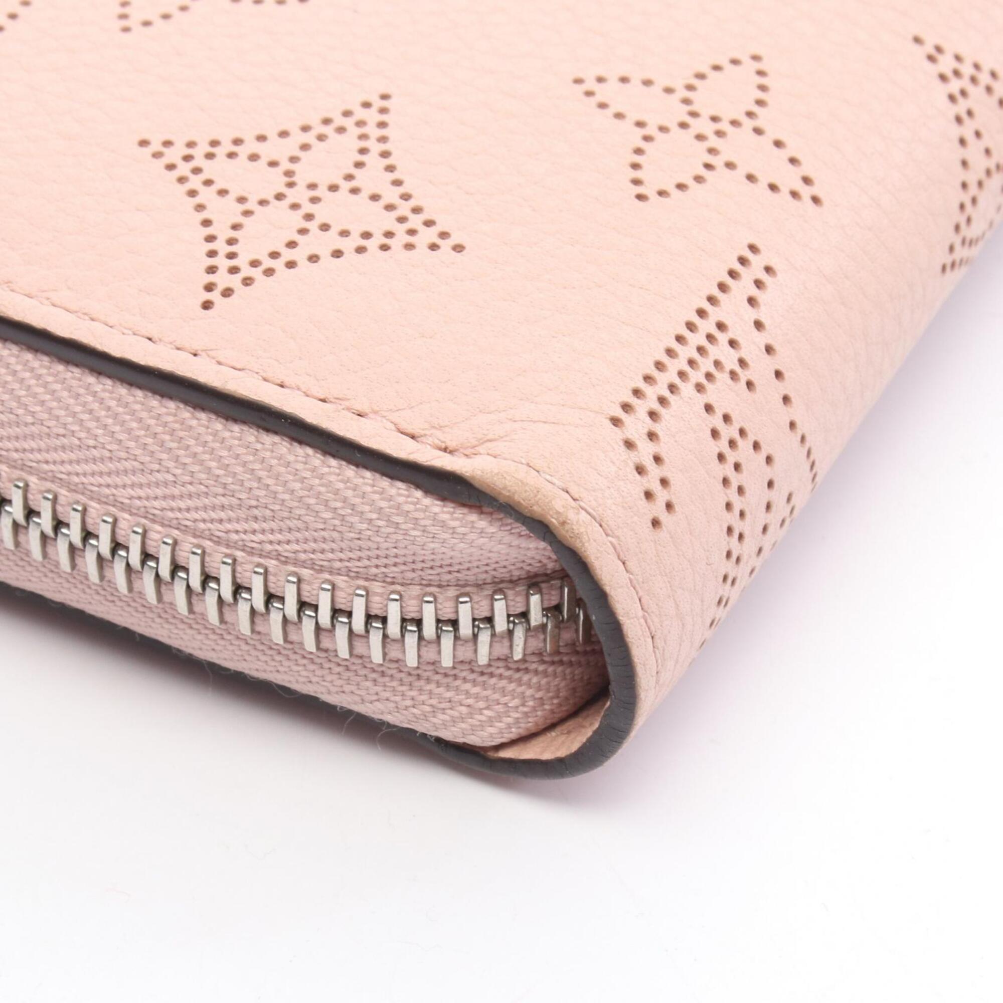 Louis Vuitton Magnolia Pink Mahina Leather Long Wallet (Bi-Fold) (Pre-Owned)