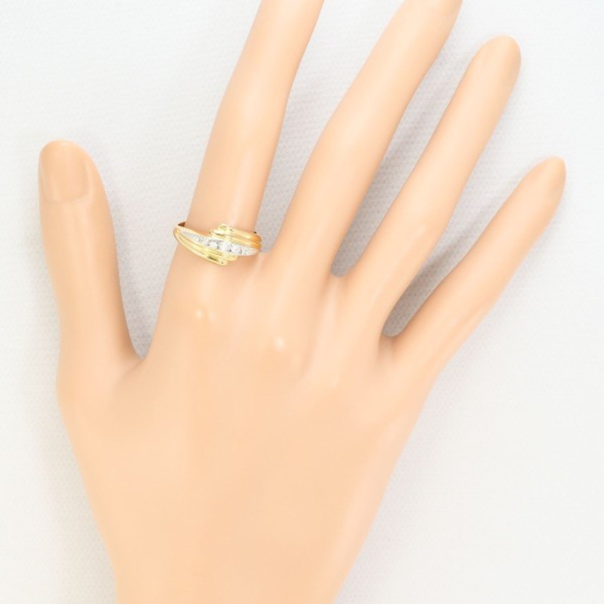 Unbranded Yellow Gold Yellow Gold (18K) Platinum 900 Band Ring (Pre-Owned)
