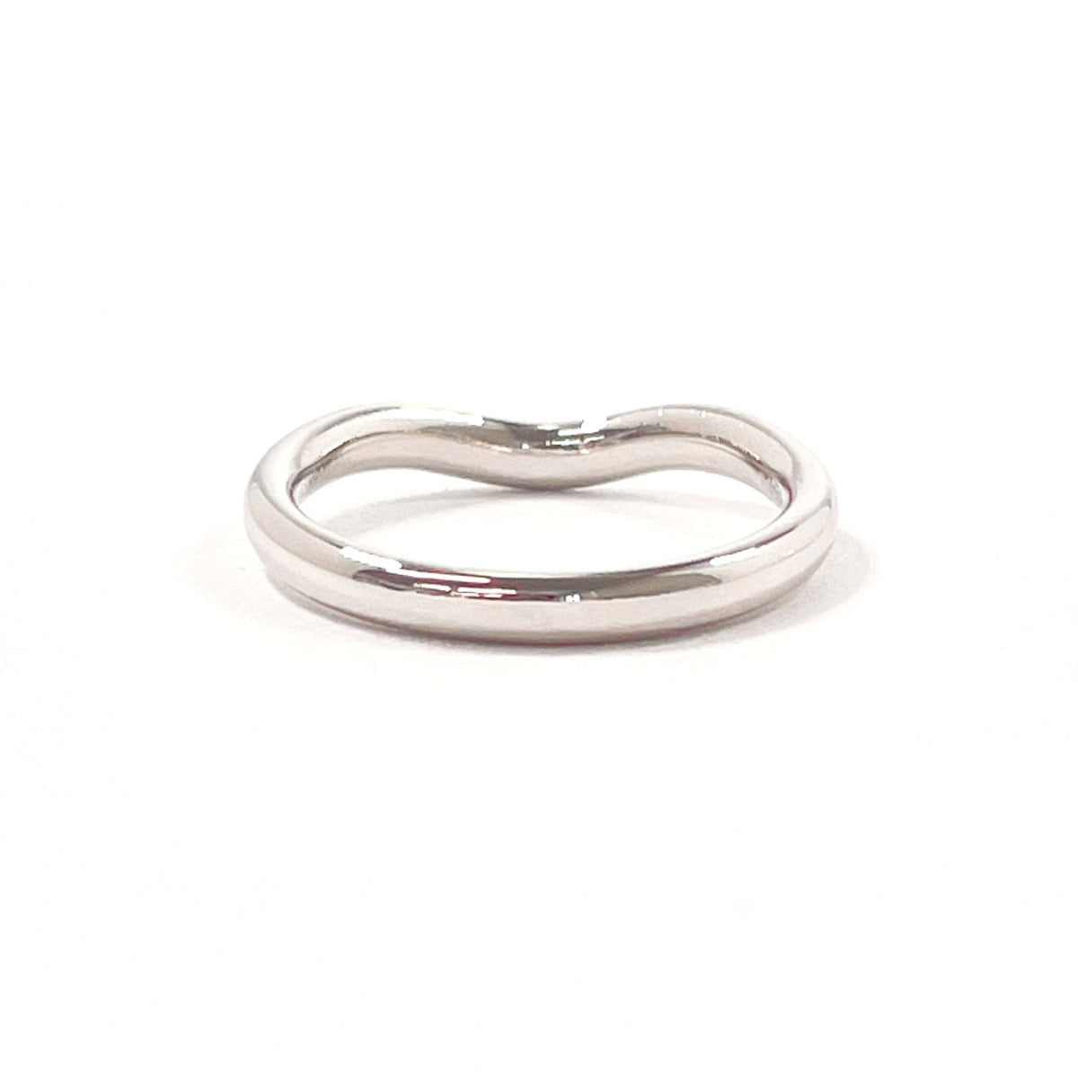 Tiffany Platinum Platinum 950 Band Ring (Pre-Owned)