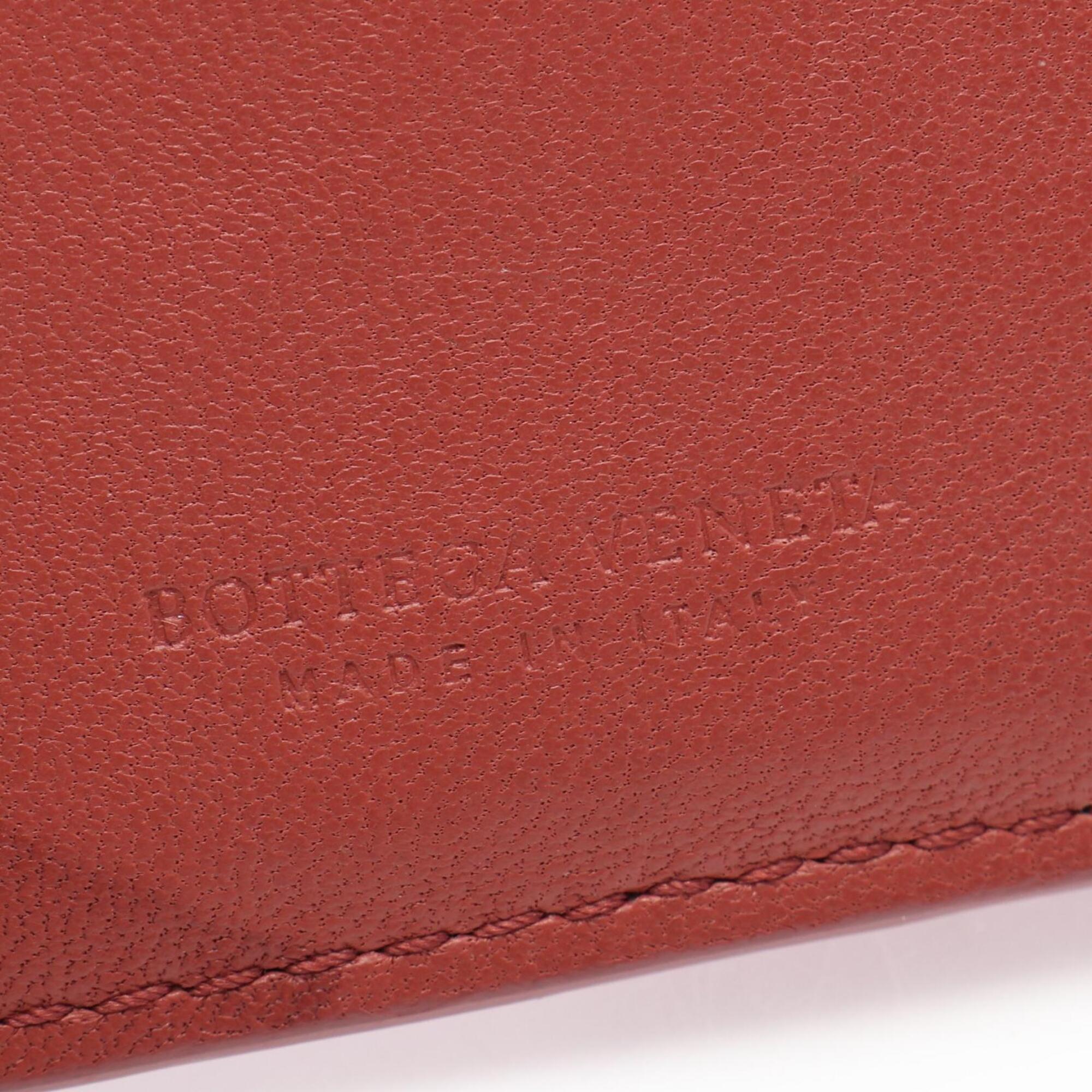 Bottega Veneta Bordeaux Intrecciato Wallet (Bi-Fold) (Pre-Owned)