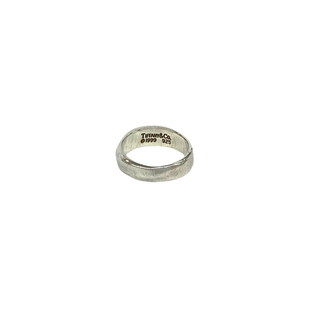 Tiffany Silver Silver 925 Band Ring (Pre-Owned)