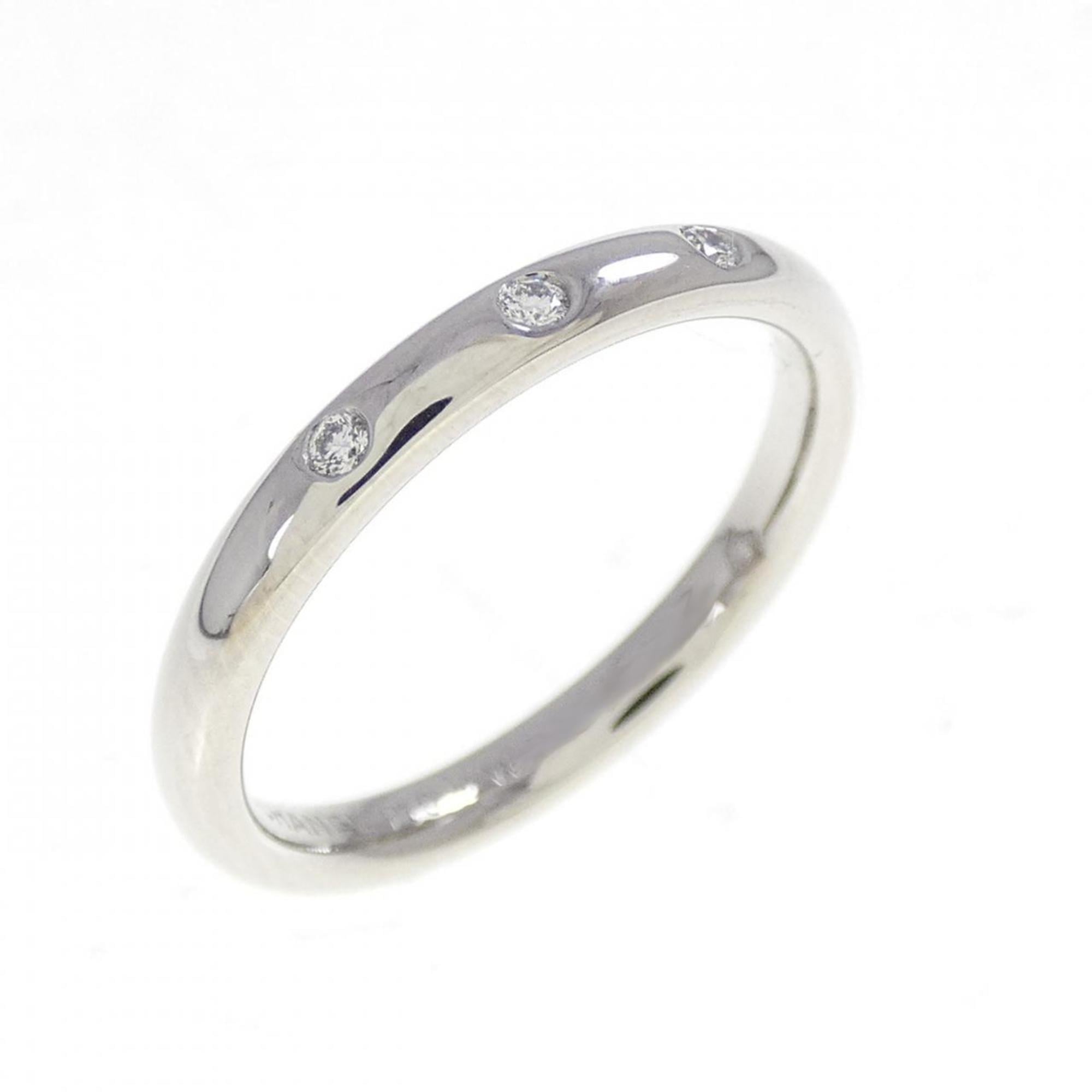 Chanel Platinum 950 Band Ring (Pre-Owned)