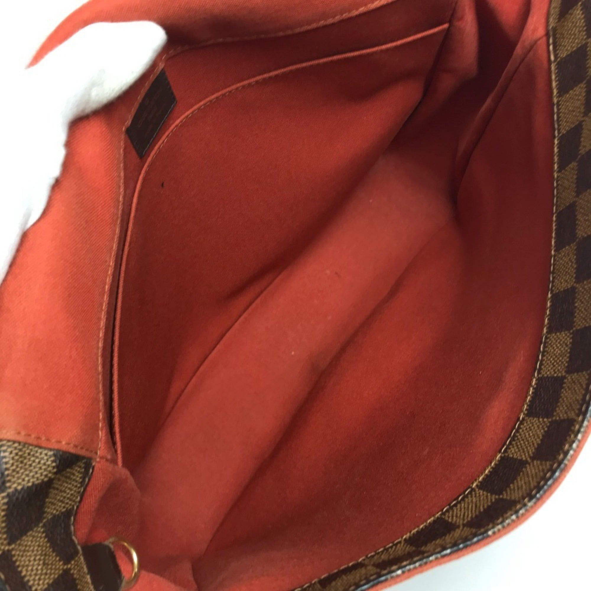 Louis Vuitton Brown Ebene Damier Canvas Handbag Shoulder Bag (Pre-Owned)
