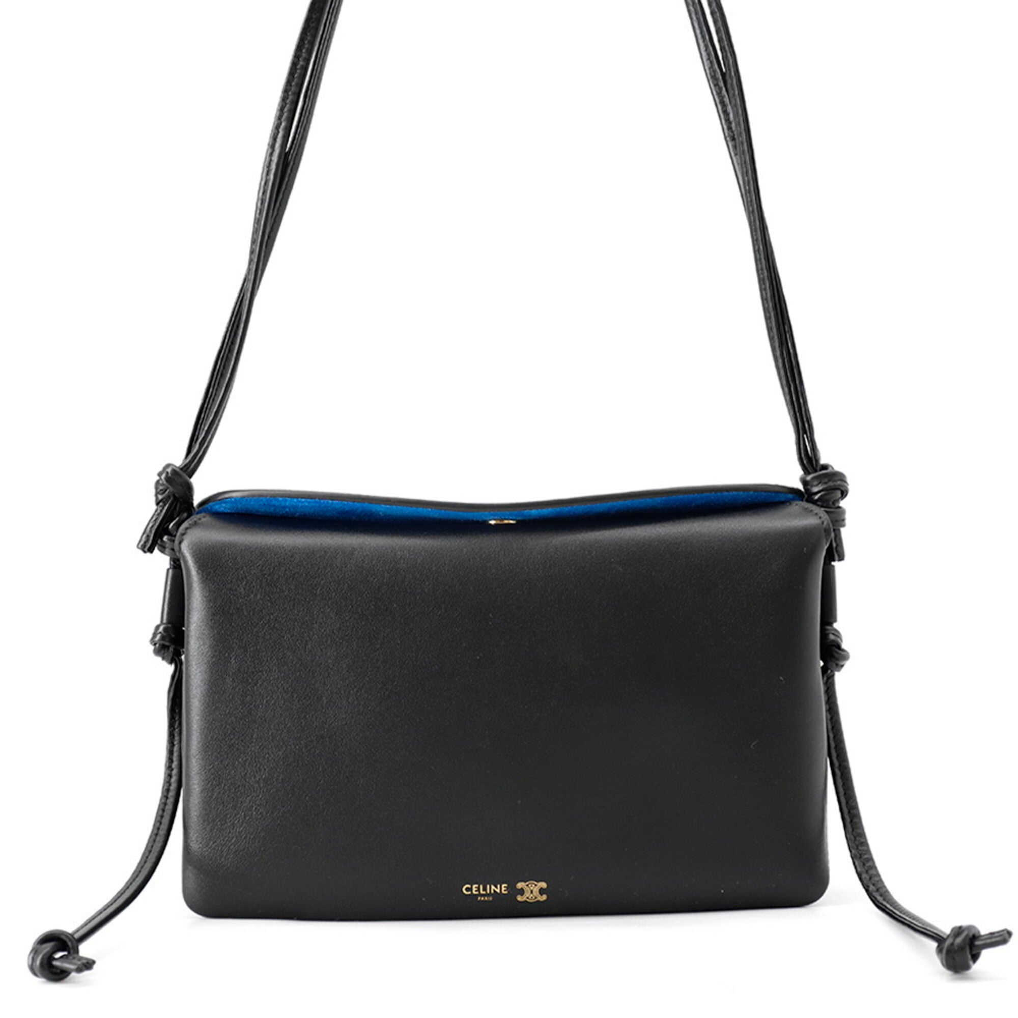 Celine Black Leather Shoulder Bag (Pre-Owned)