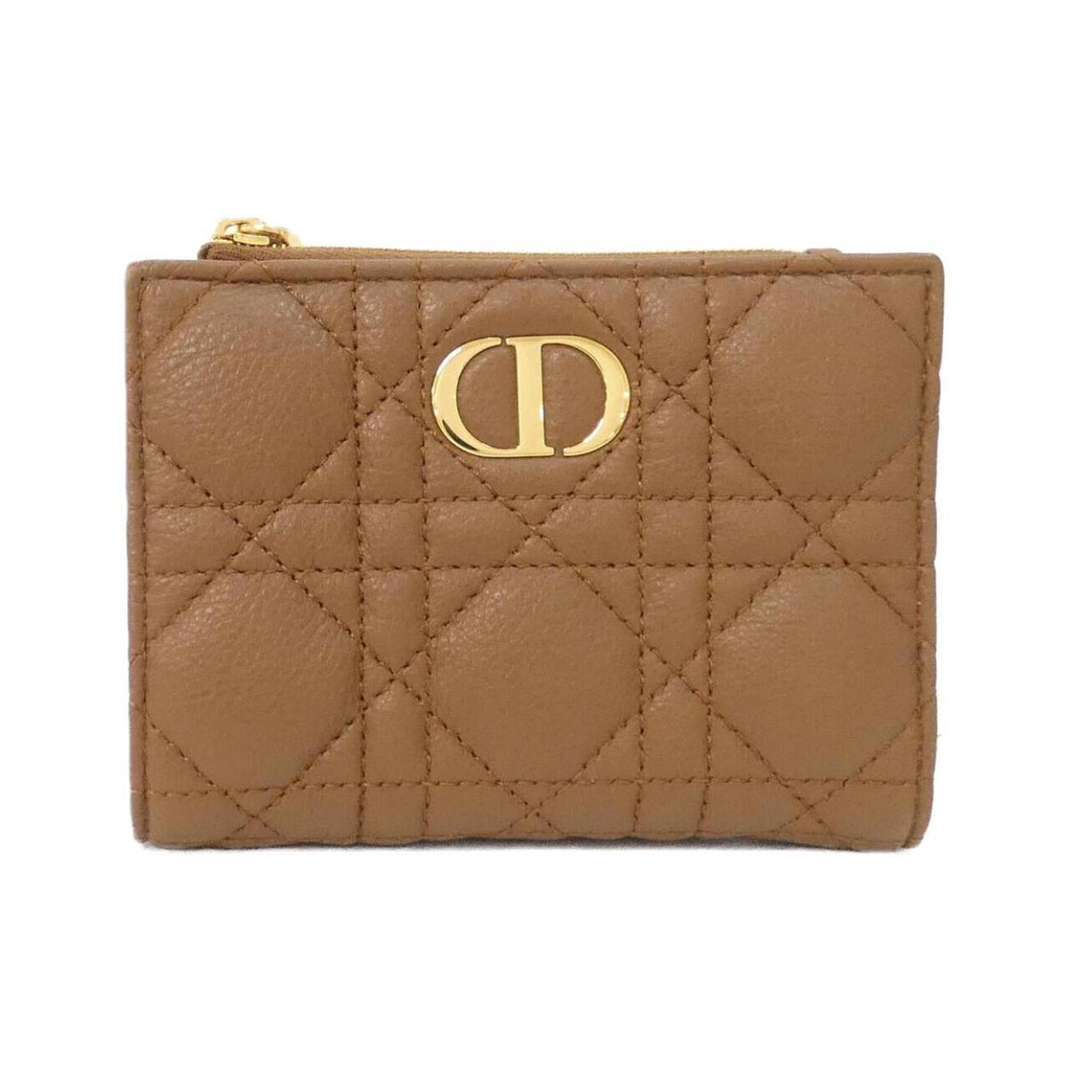Christian Dior Brown Leather Wallet (Bi-Fold) (Pre-Owned)