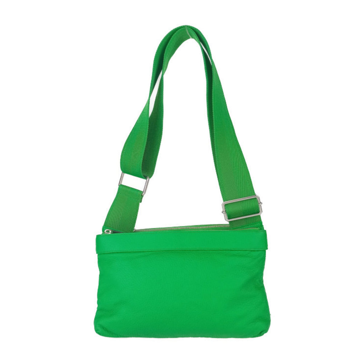Bottega Veneta Green Leather Shoulder Bag (Pre-Owned)