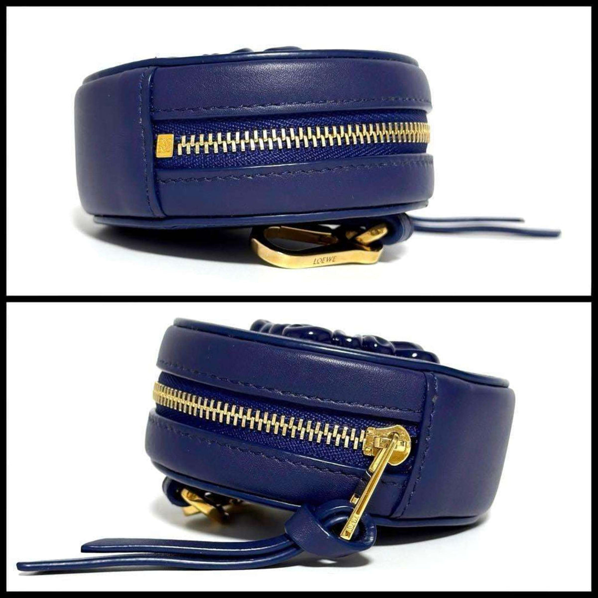 Loewe Leather Metal Coin Purse/Coin Case (Pre-Owned)