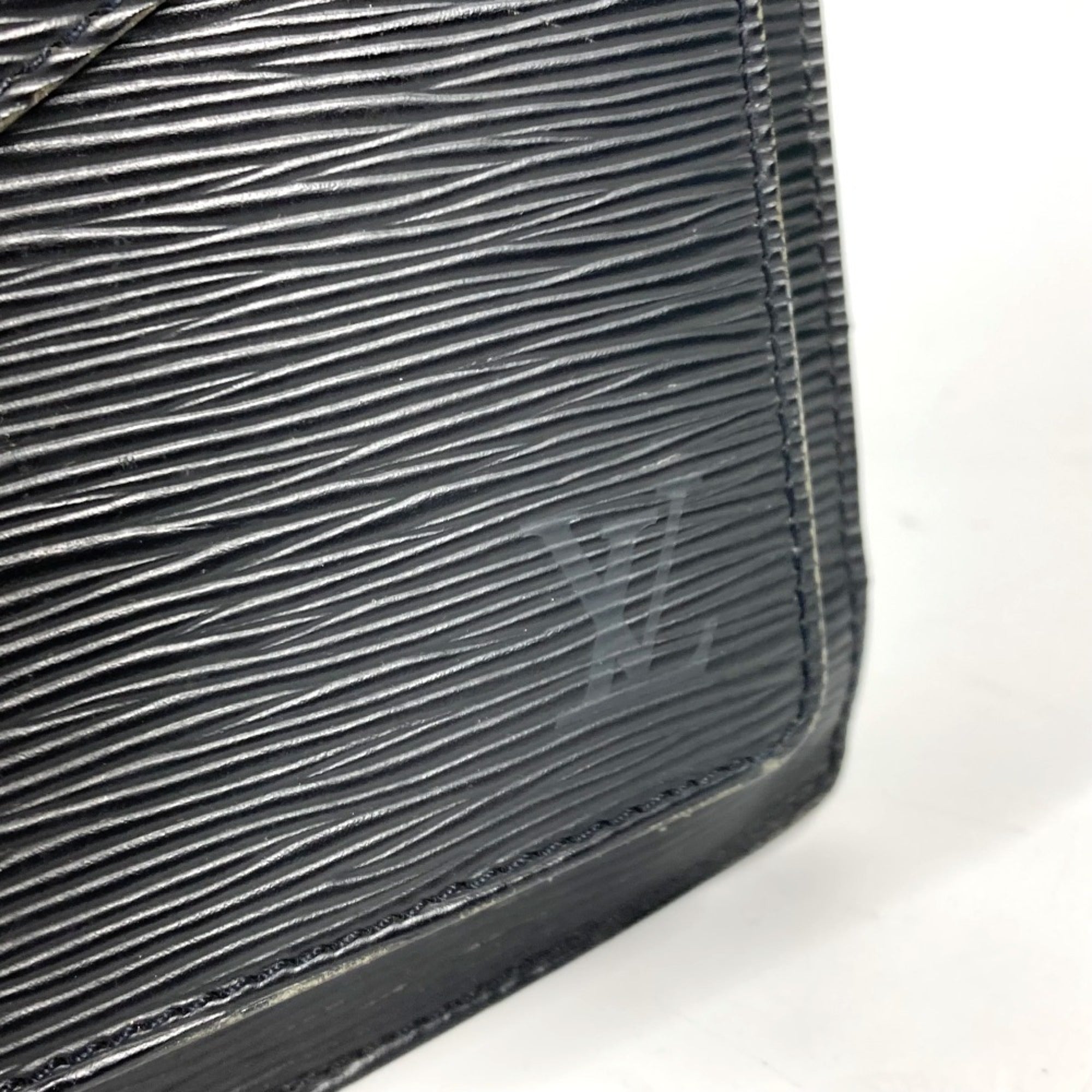 Louis Vuitton Black Noir Epi Leather Handbag (Pre-Owned)