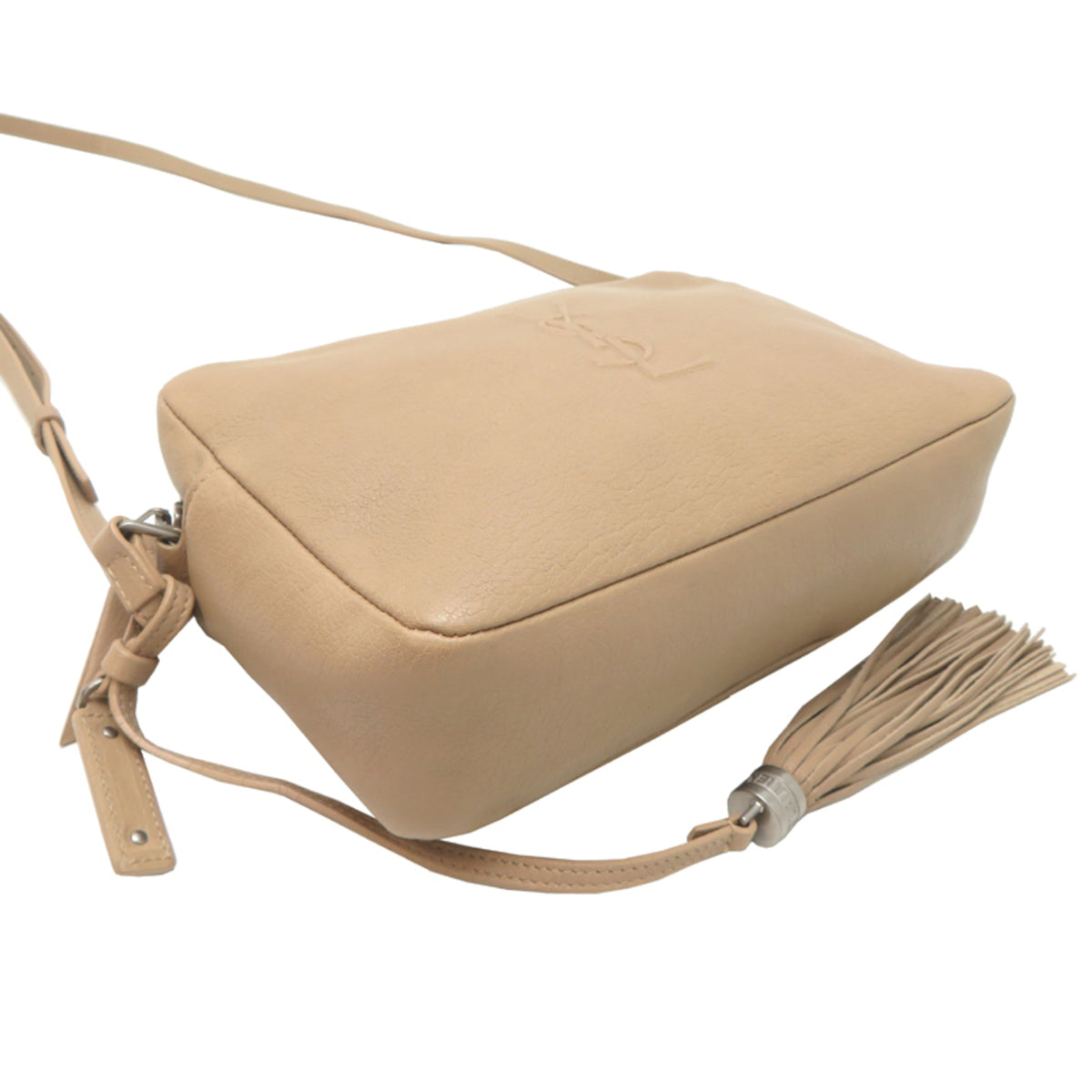 Saint Laurent Beige Leather Shoulder Bag (Pre-Owned)