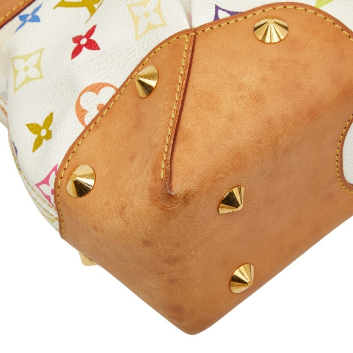 Louis Vuitton Blanc Multi-Color White Pvc Leather Handbag Shoulder Bag (Pre-Owned)