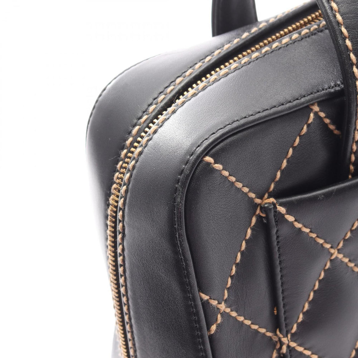 Chanel Black Leather Handbag (Pre-Owned)