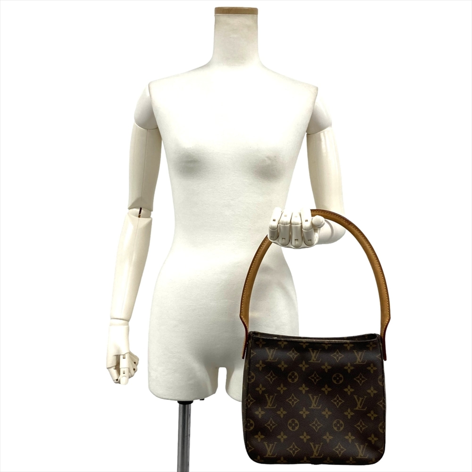 Louis Vuitton Brown Monogram Canvas Handbag (Pre-Owned)