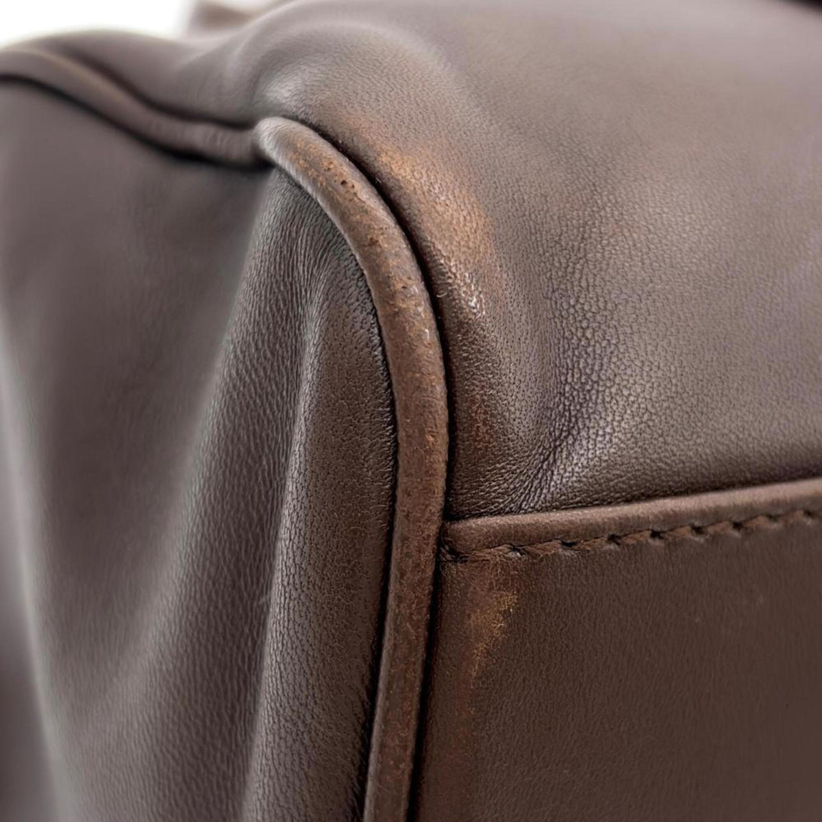 Bottega Veneta Brown Leather Handbag (Pre-Owned)